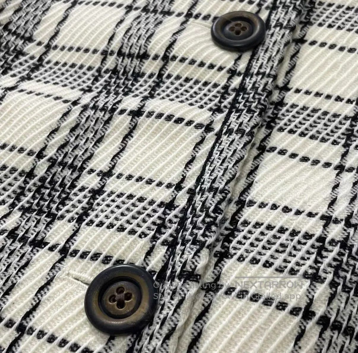 Marni White Plaid Hooded Jacket Size L. Size US L / EU 52-54 / 3 - 3 Thumbnail