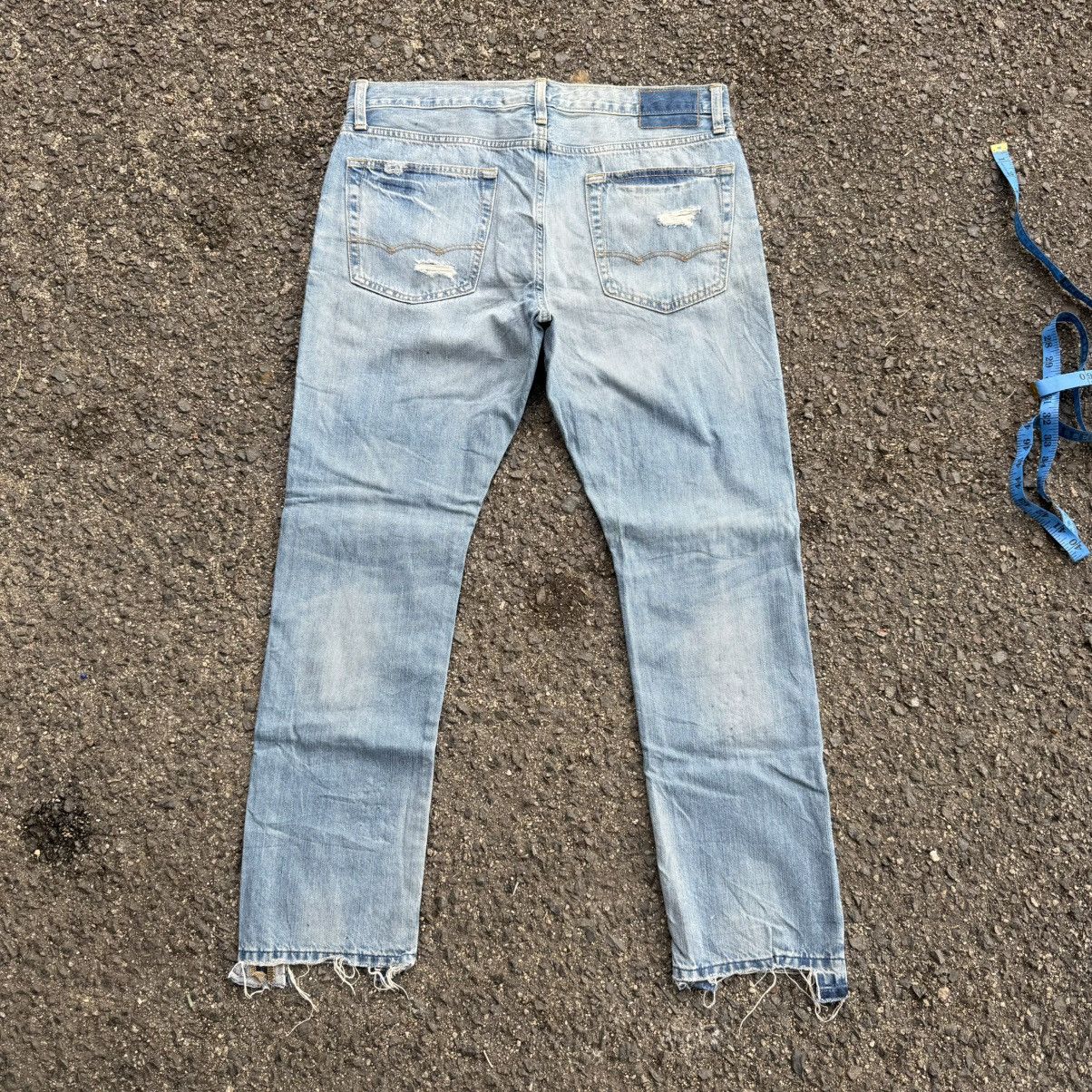 Japanese Brand VINTAGE A EAGLE SKINNY FADED RIPPEP JEAN DENIM PANTS Size US 36 / EU 52 - 1 Thumbnail