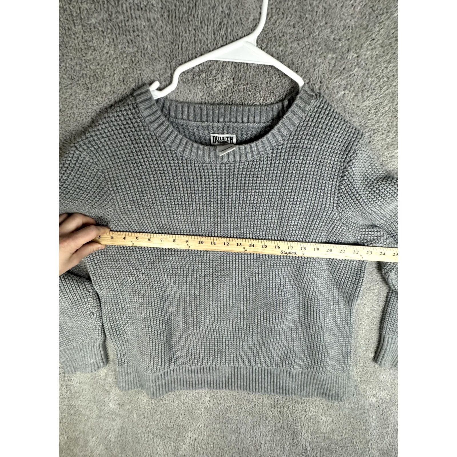 Duluth Trading Company Duluth Trading Co Sweater Mens 2XL Gray Knit Crewneck Pullover Warm Casual Size US XXL / EU 58 / 5 - 6 Thumbnail
