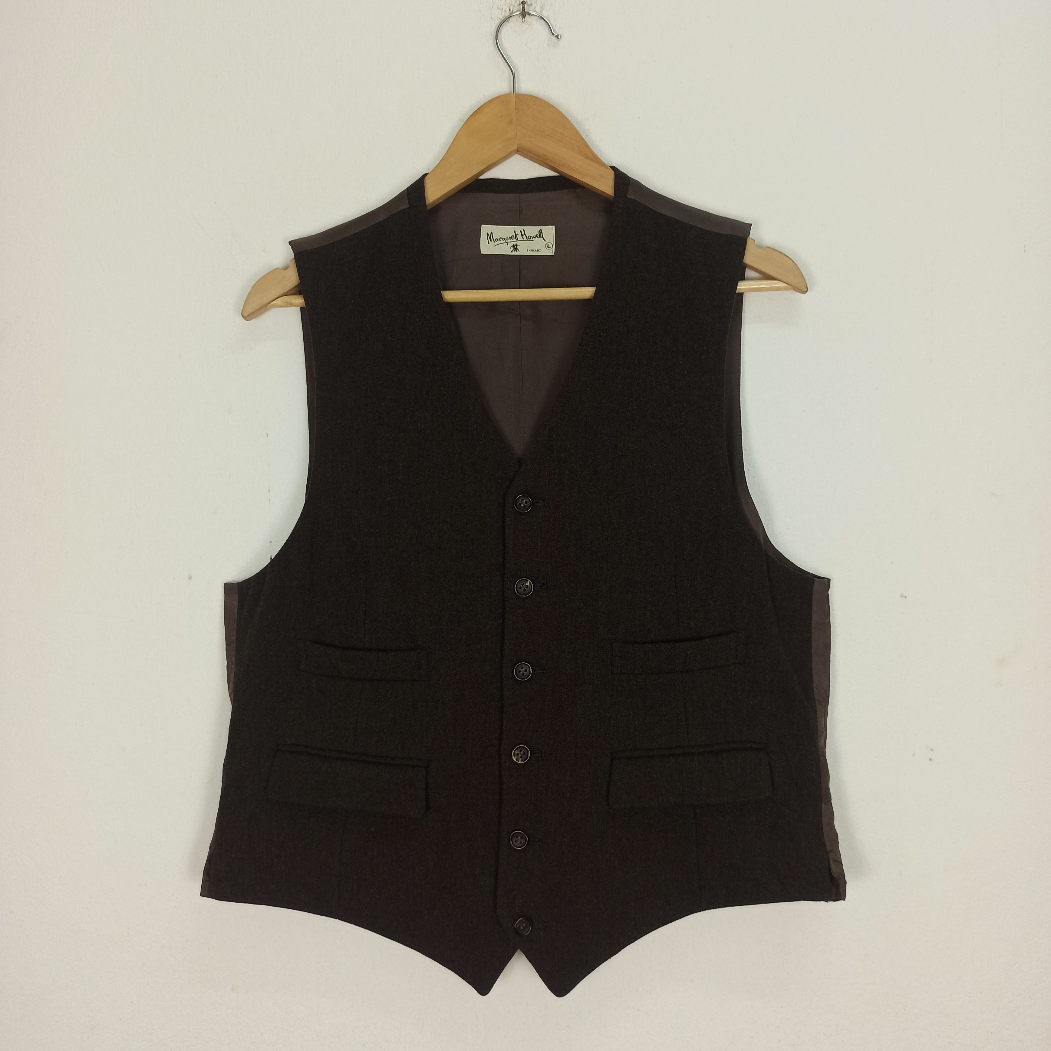 Margaret Howell Vintage Margaret Howell England Vest Brown Size US L / EU 52-54 / 3 - 1 Thumbnail