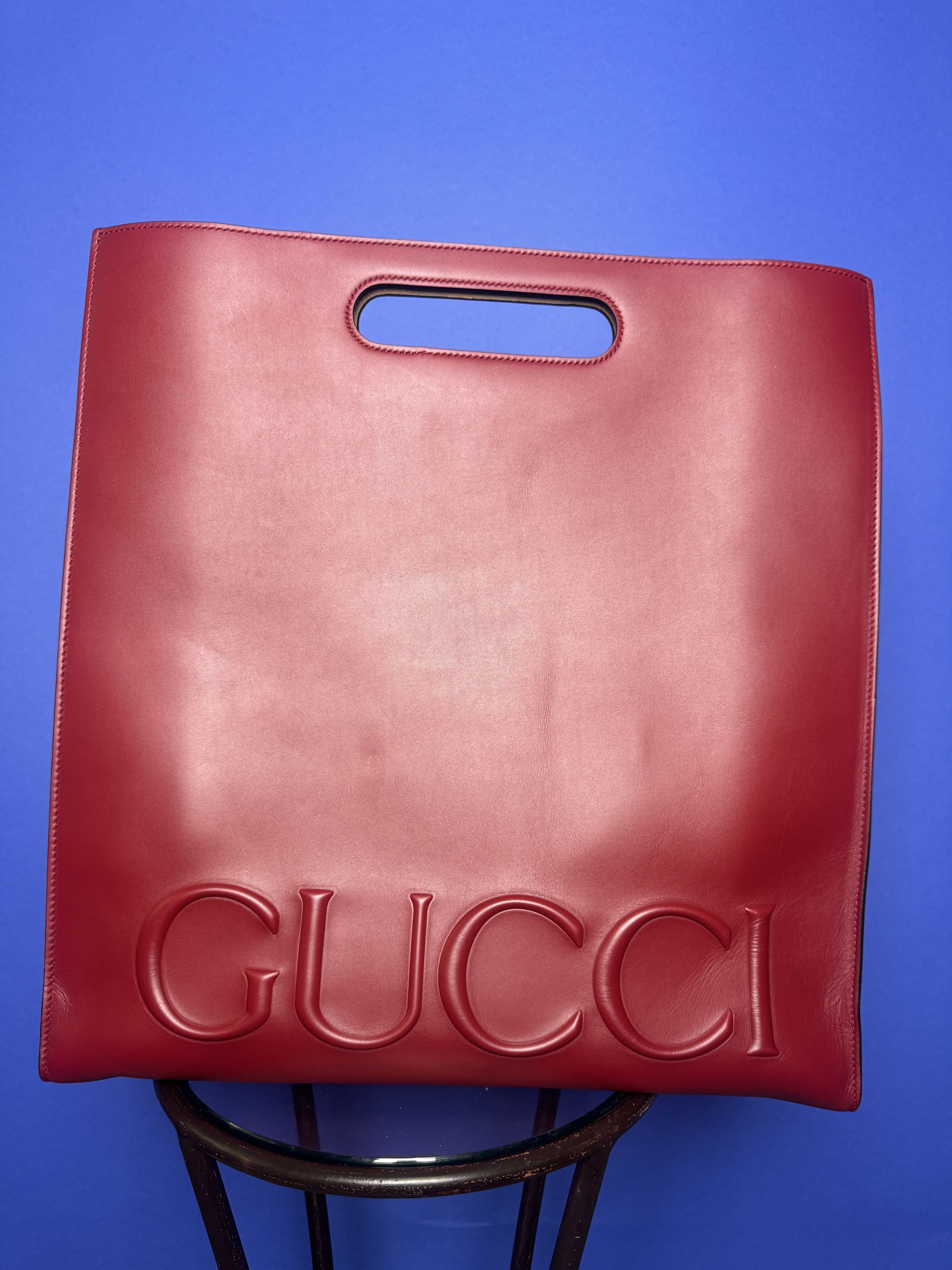Gucci Red Gucci Tote Bag Size ONE SIZE - 5 Thumbnail