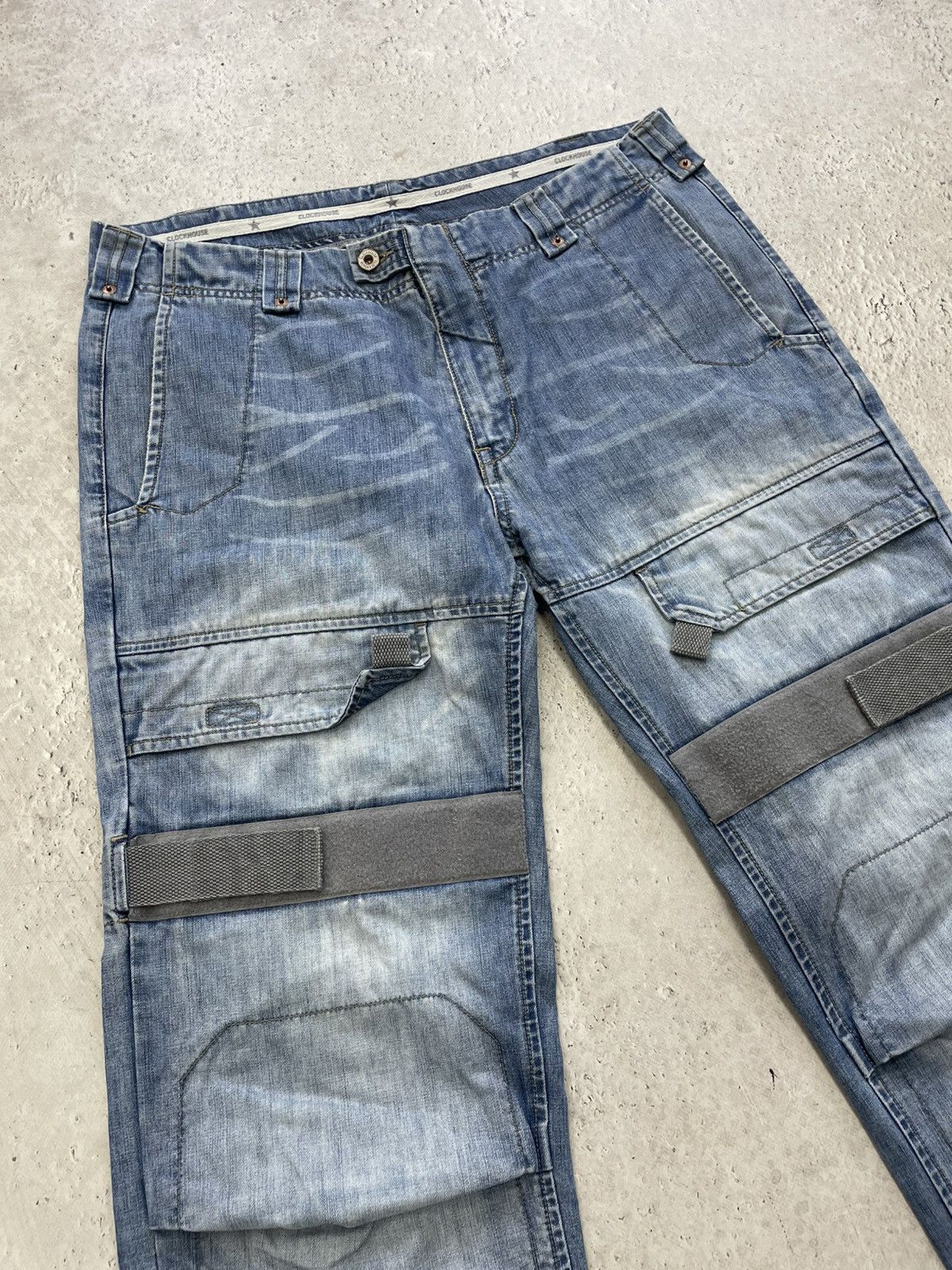 Diesel Diesel cargo denim distressed jeans y2k avant garde Size US 34 / EU 50 - 4 Thumbnail