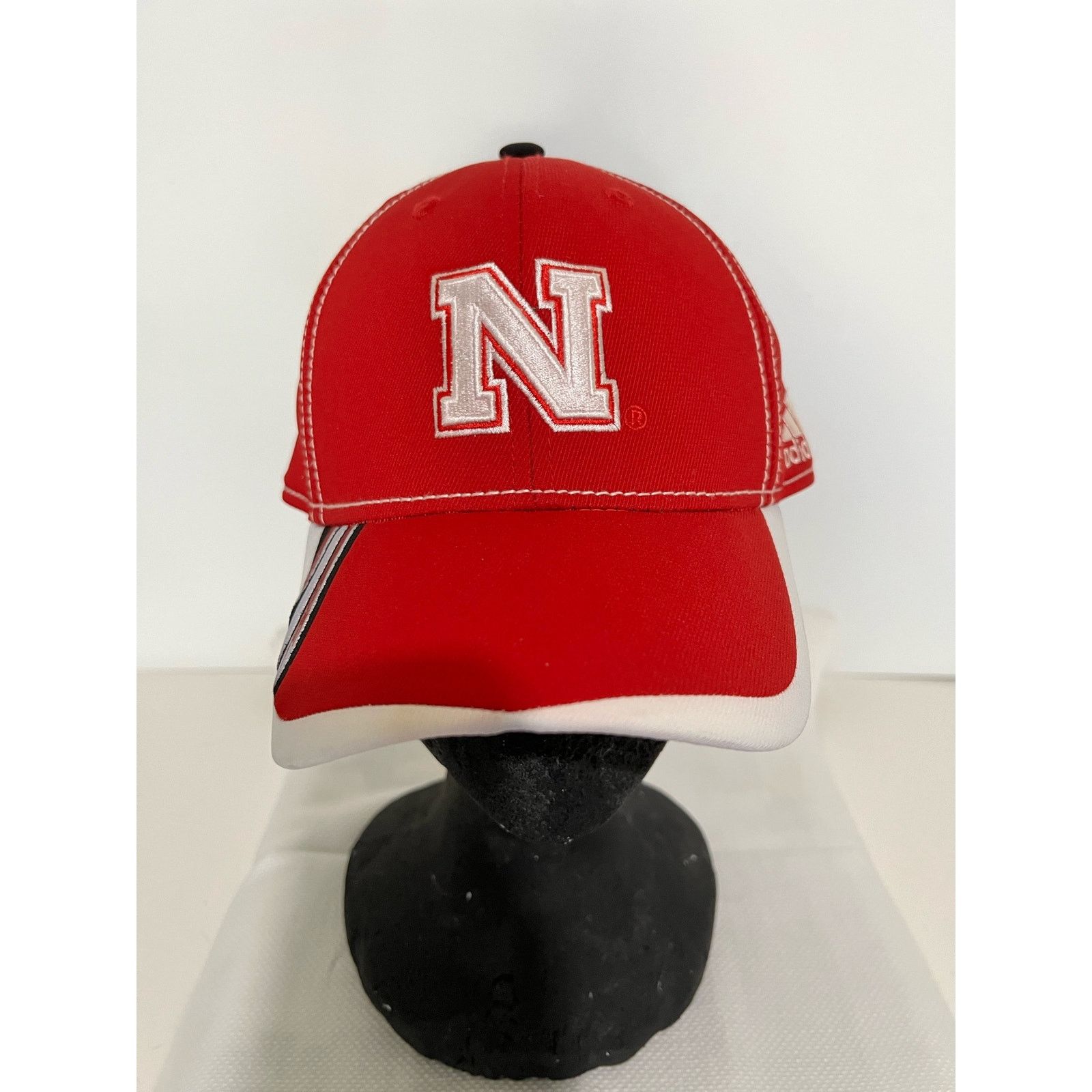 Adidas University Of Nebraska Huskers Baseball Hat Fitmax Cap Size ONE SIZE - 4 Thumbnail