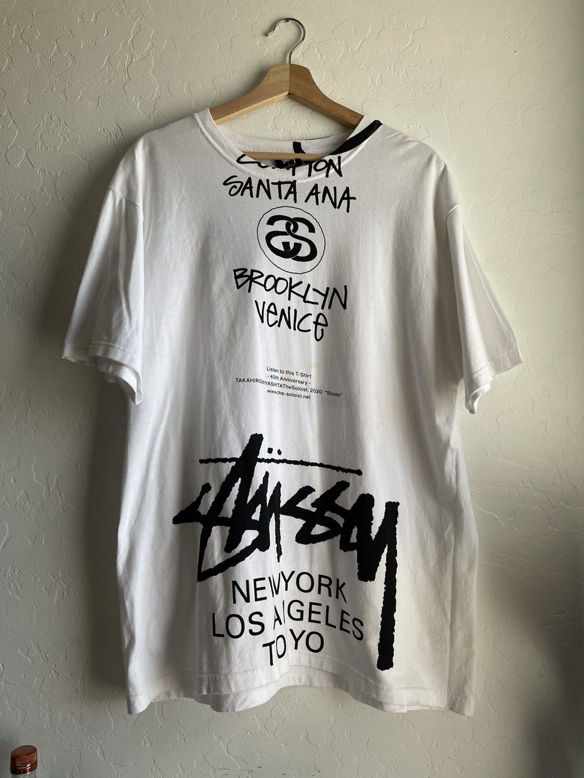 Stussy Stussy X TAKAHIROMIYASHITATheSoloist 40th anniversary tee | Grailed