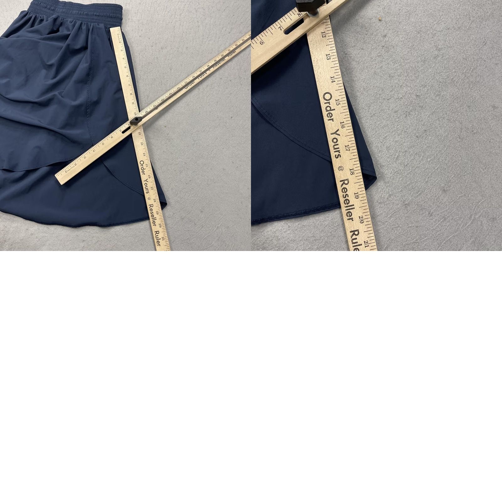 Lululemon Lululemon Skirt Womens Small Dark Blue High Low Athletic Drawstring Waist Lined Gym Training Size 28" / US 6 / IT 42 - 8 Thumbnail