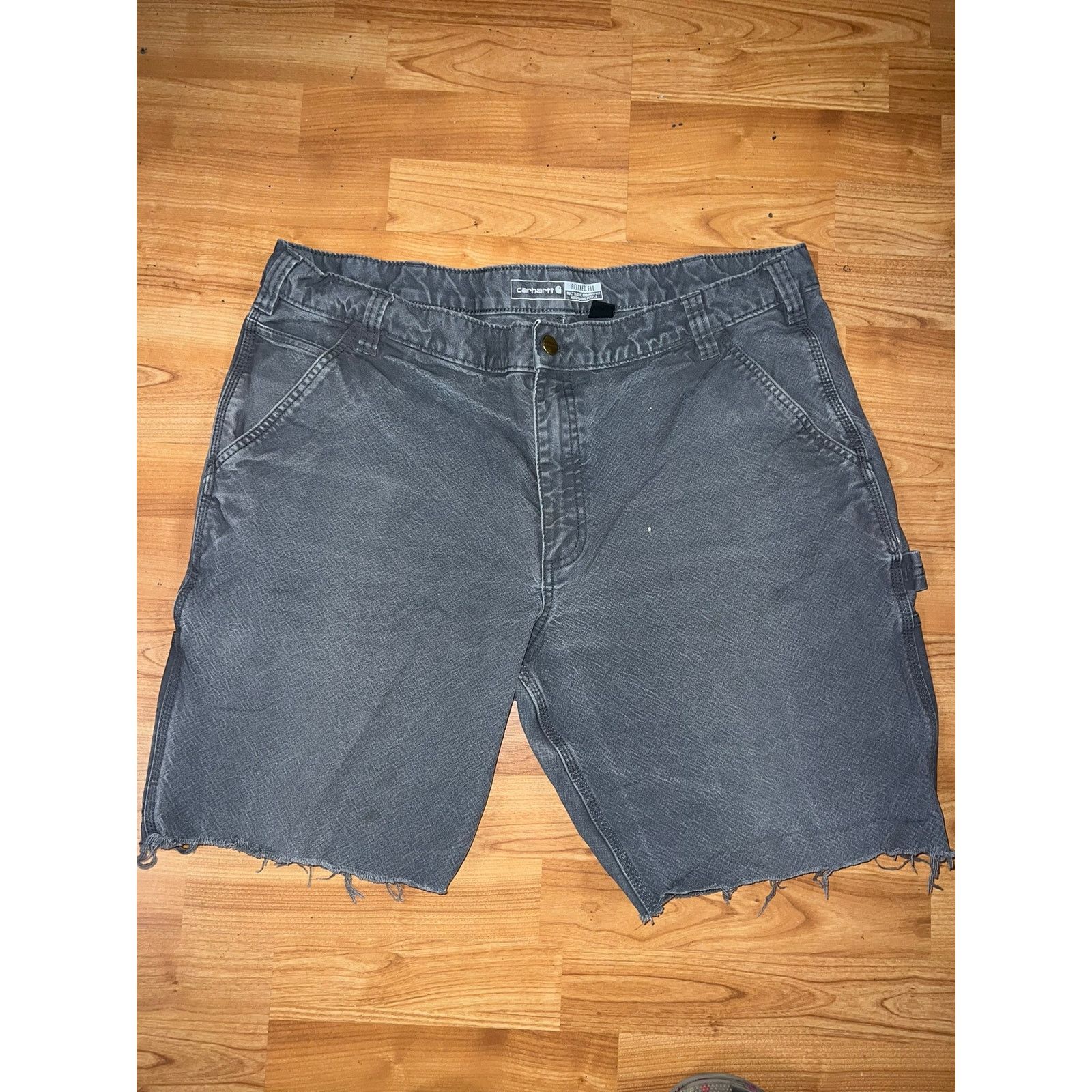 Carhartt Carhartt Gray Shorts Bottoms Workwear Work Wear Size 40 Size US 40 / EU 56 - 2 Thumbnail