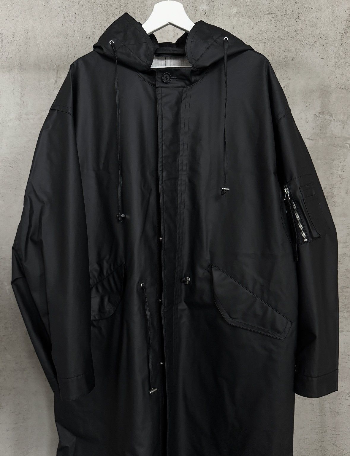 Helmut Lang Helmut Lang Rubber Logo Parka AW19 Size US M / EU 48-50 / 2 - 3 Thumbnail