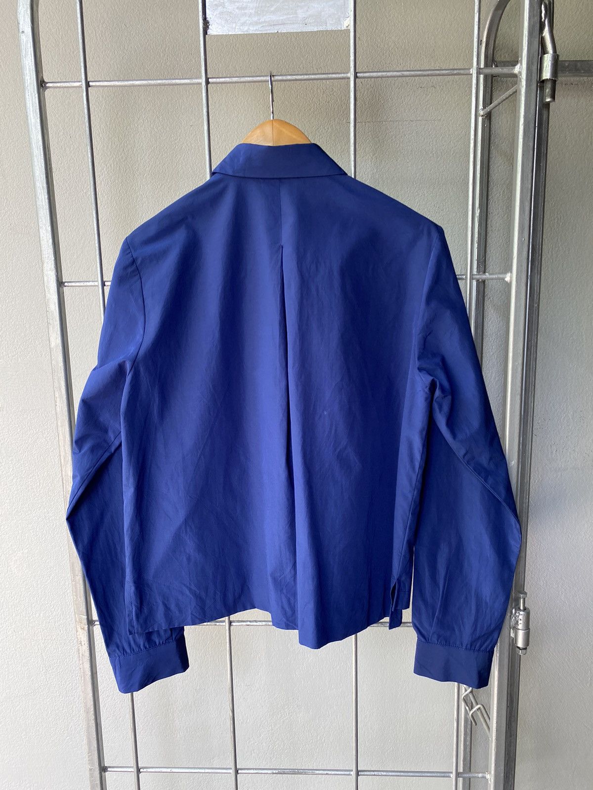Japanese Brand Avant Le Temps Women Navy Blue Long Sleeve Shirt Size XS / US 0-2 / IT 36-38 - 9 Thumbnail