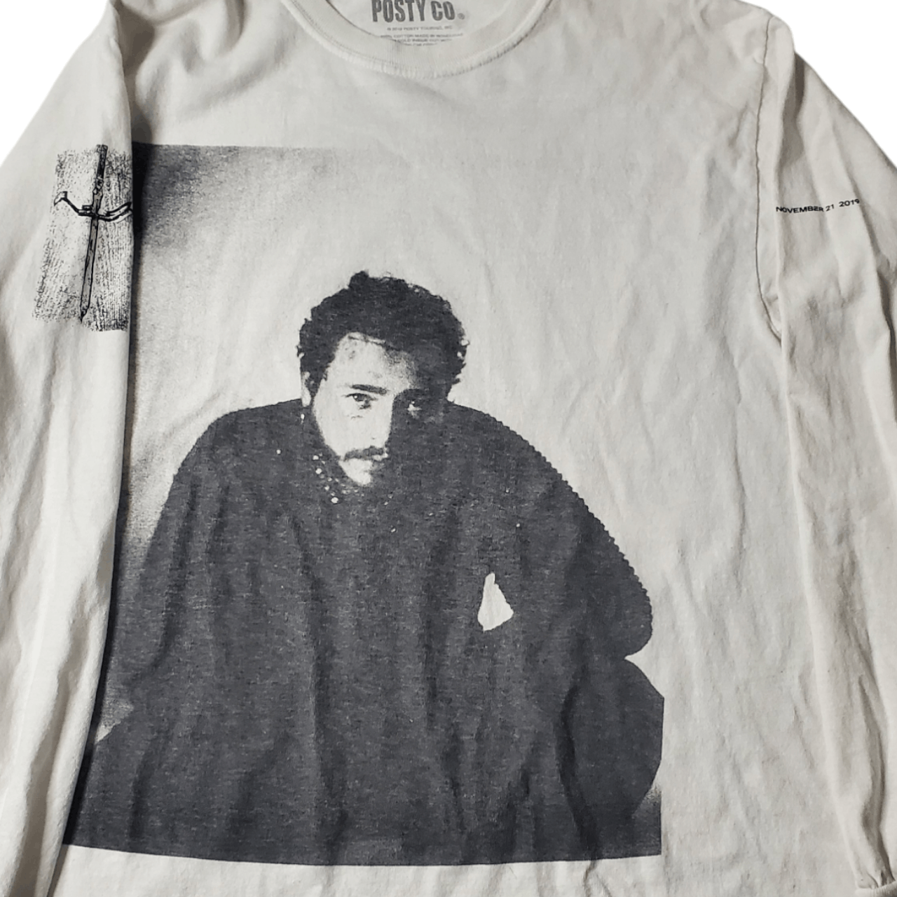Japanese Brand × Rap Tees × Vintage 2019 Post Malone Longsleeve T-Shirt Size US M / EU 48-50 / 2 - 2 Thumbnail