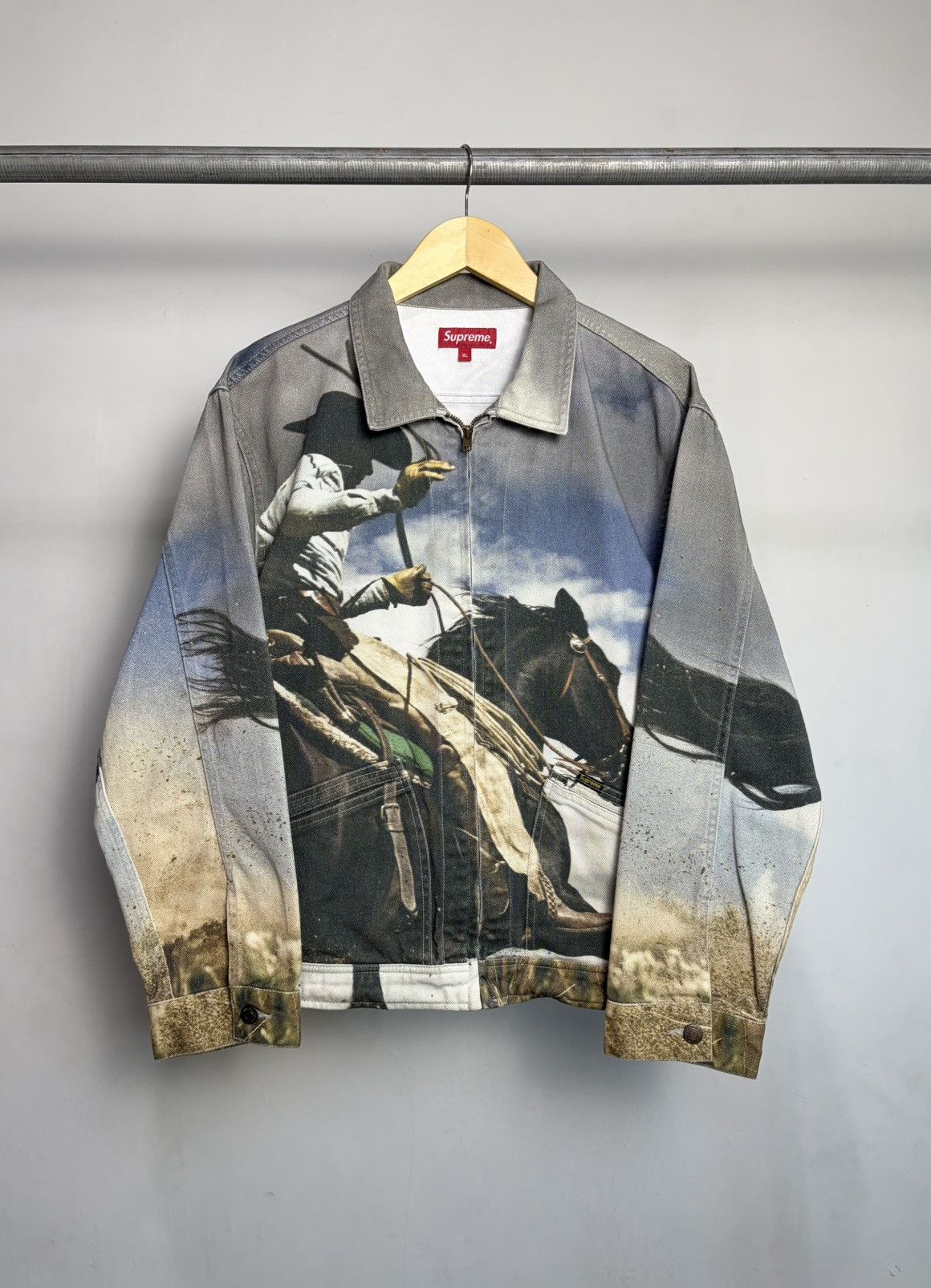 Supreme Cowboy Denim Work Jacket | Grailed