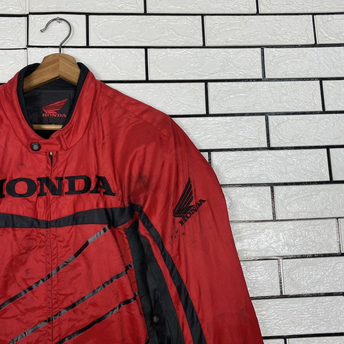 Japanese Brand Vintage Racing Jacket Biker Honda Big Ligo Size US L / EU 52-54 / 3 - 7 Thumbnail