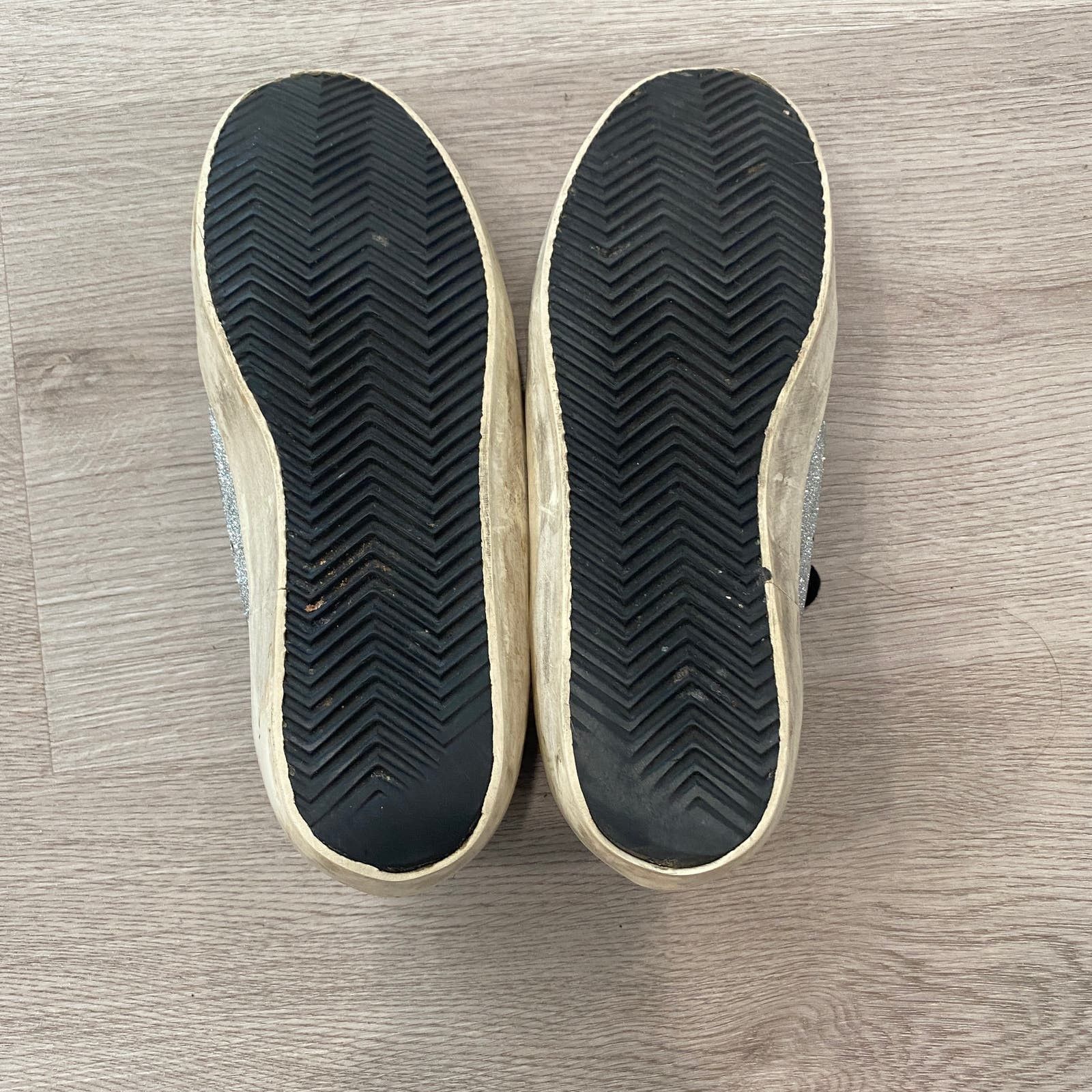 Golden Goose Golden Goose Superstar GGDB Glitter Flag Sneakers Shoes W38 Size US 8 / IT 38 - 6 Thumbnail
