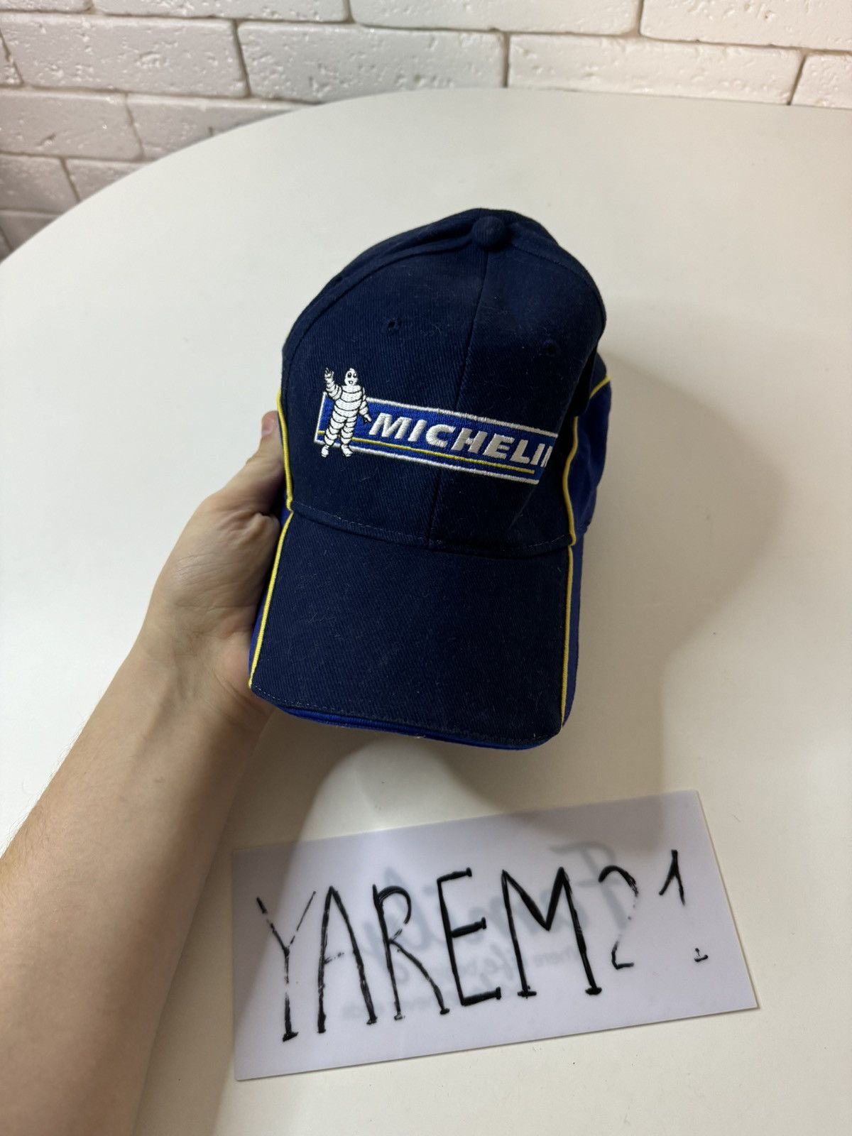 Vintage Michelin cap hat Size ONE SIZE - 2 Thumbnail