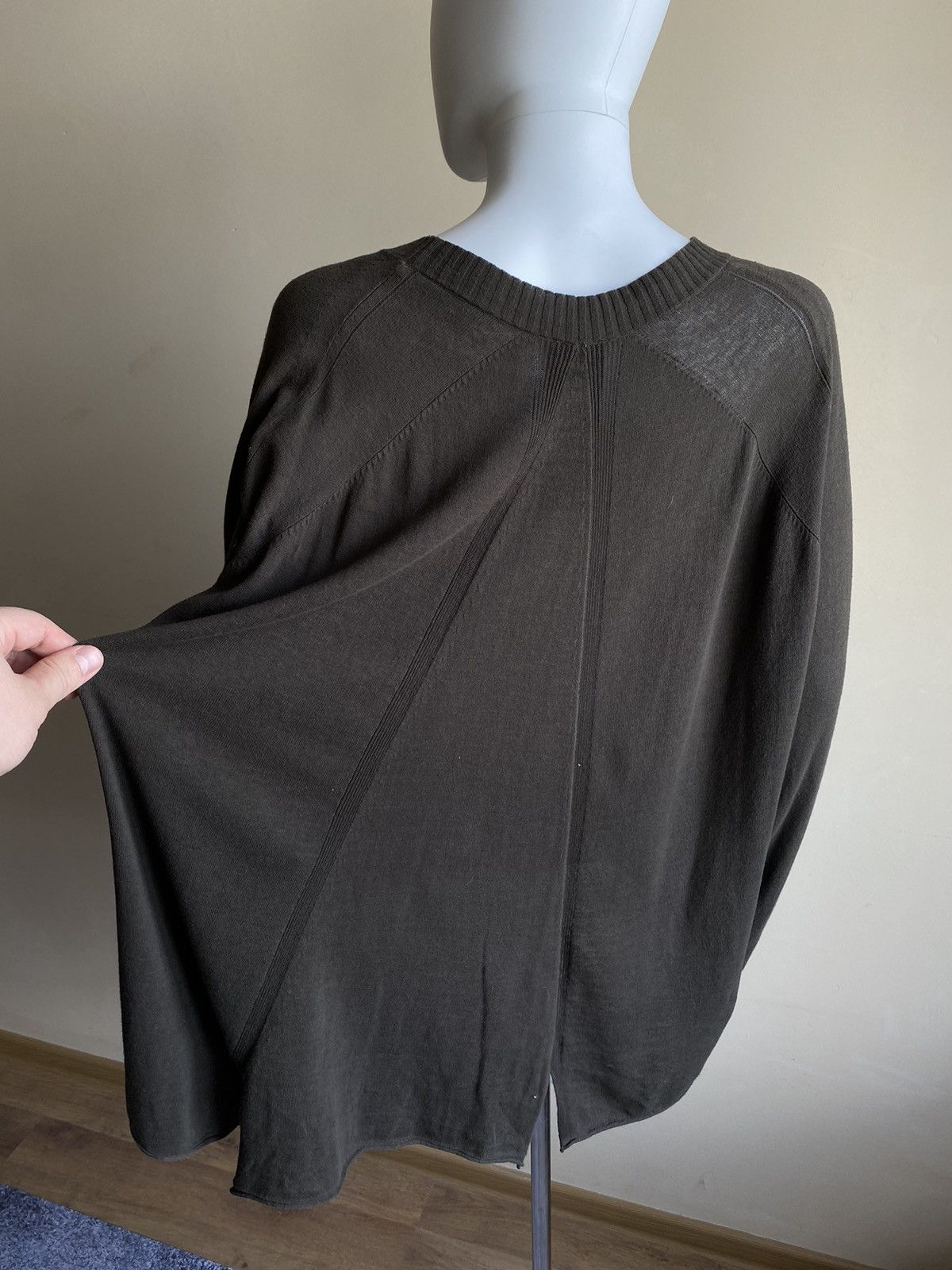 Rundholz Rundholz Black Label Asymmetrical Khaki Sweater Size S Size S / US 4 / IT 40 - 8 Thumbnail