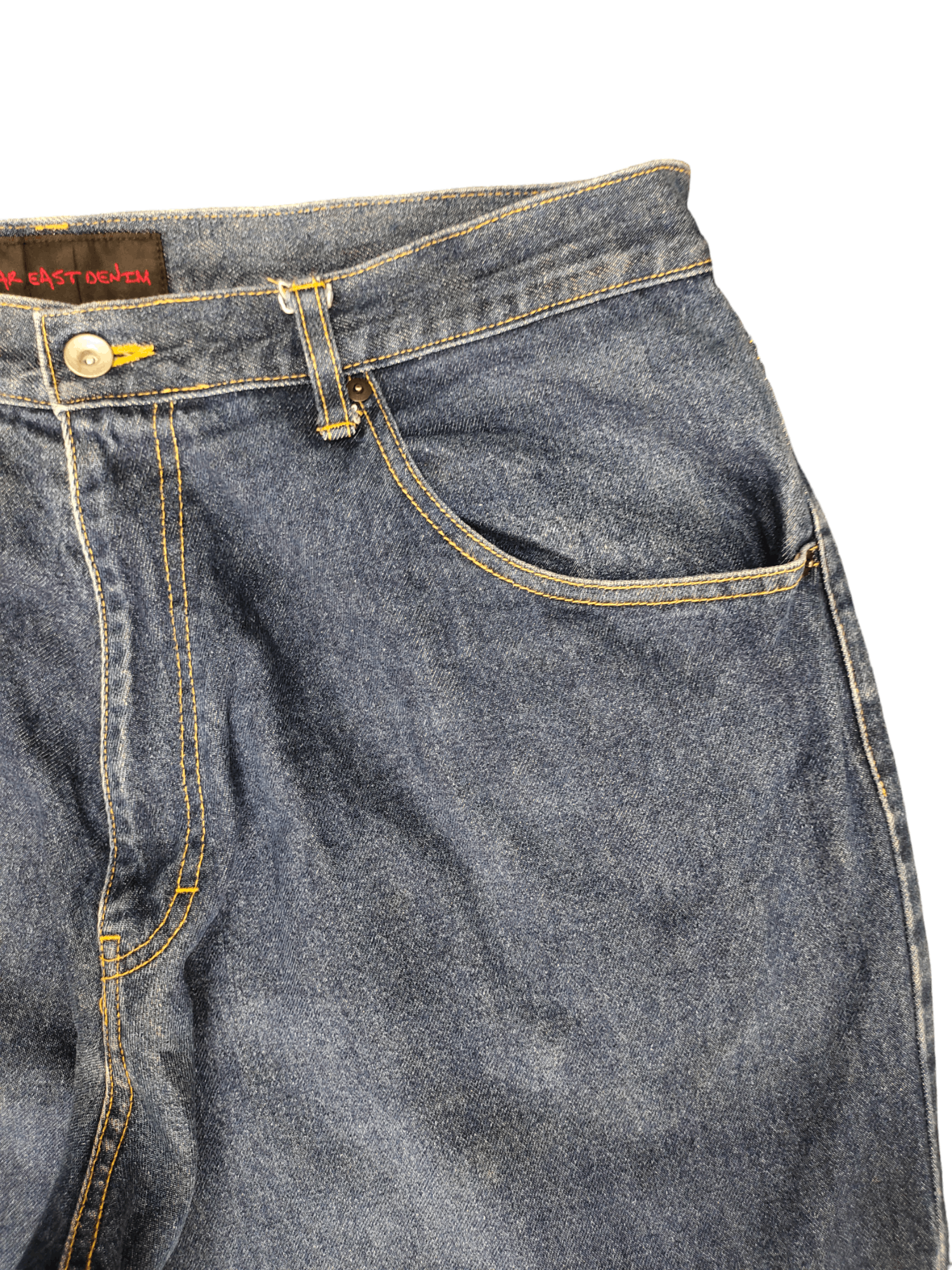 Japanese Brand Baggy Jeans Far East Wide Leg Denim Y2k Jnco Size US 36 / EU 52 - 9 Thumbnail
