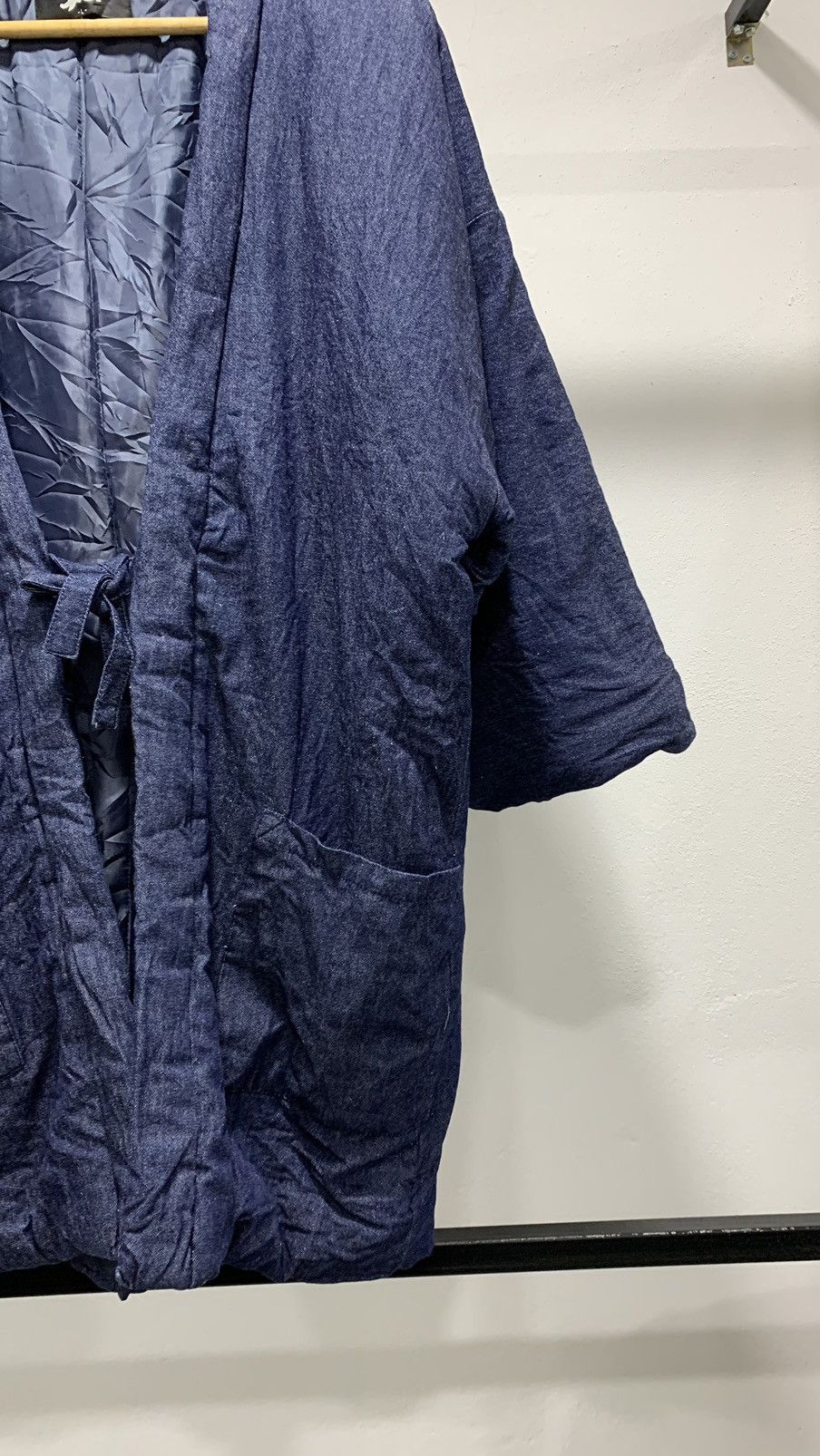 Japanese Brand Yoichi Denim Kimono Quilted Puffer Kapital Size US L / EU 52-54 / 3 - 2 Thumbnail