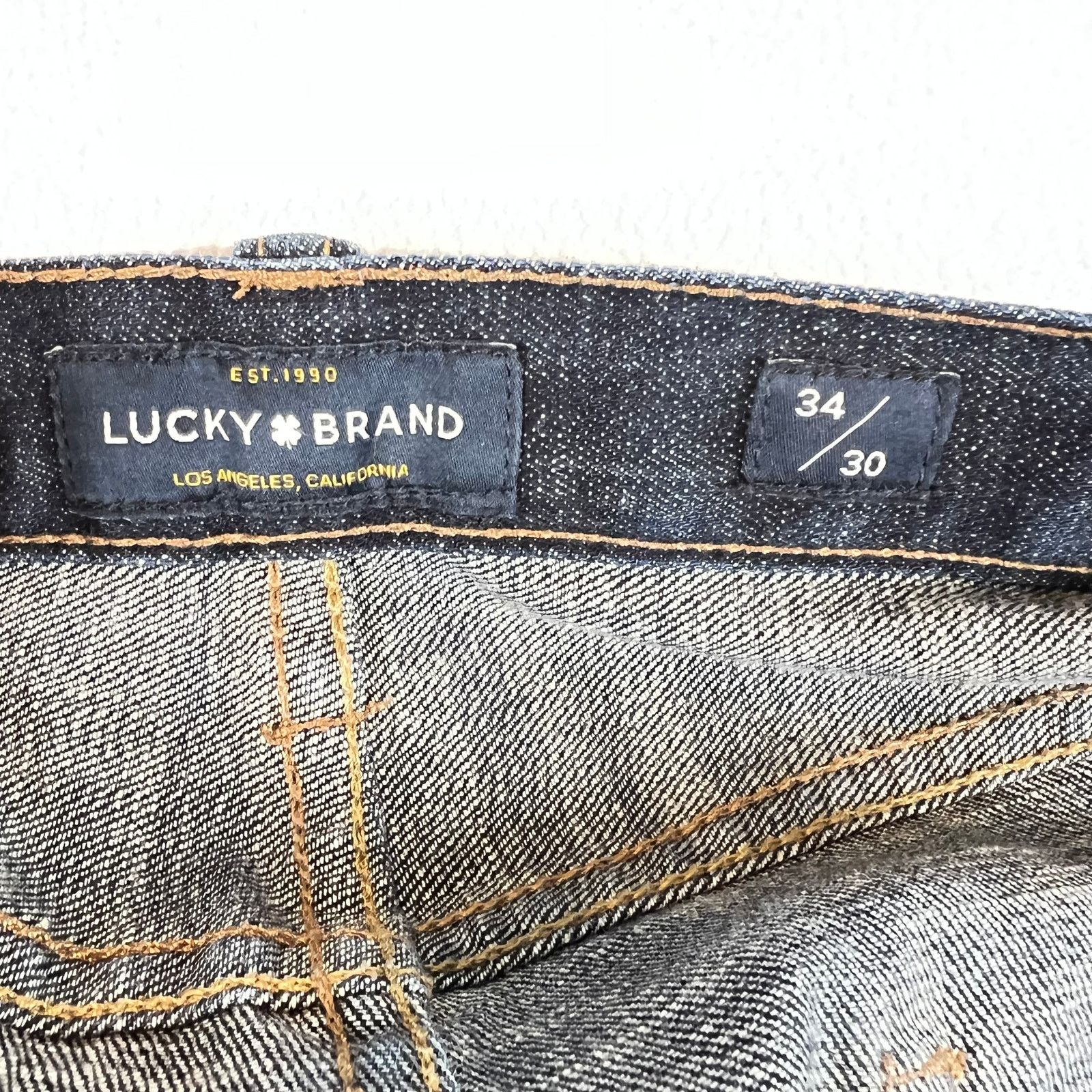 Lucky Brand Lucky Brand Jeans Mens 34x30 Blue 221 Straight Denim Size US 34 / EU 50 - 6 Thumbnail