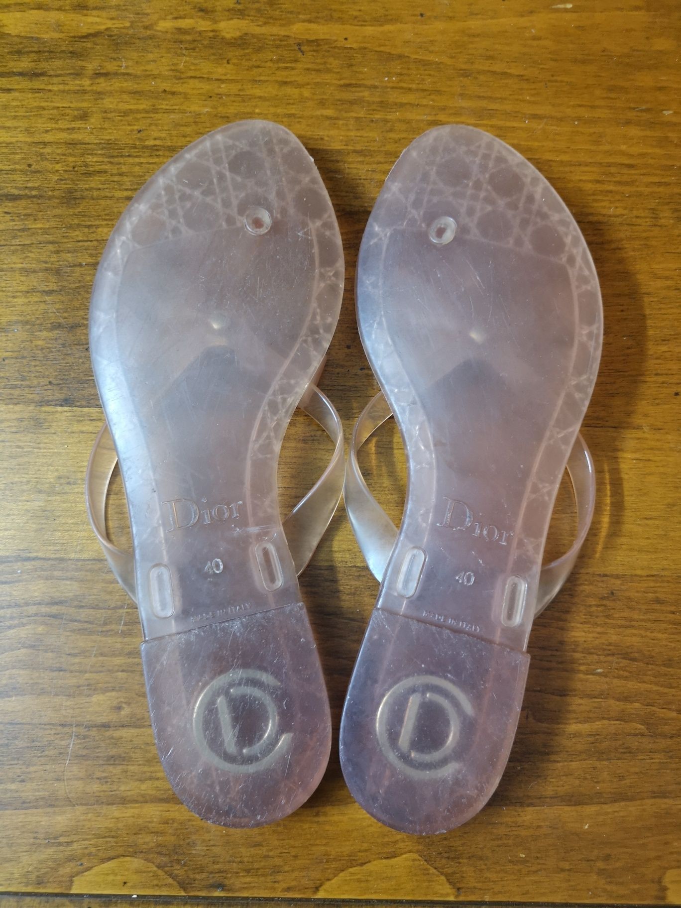 Dior Christian Dior Transparent Flip flops Size US 10 / IT 40 - 5 Thumbnail