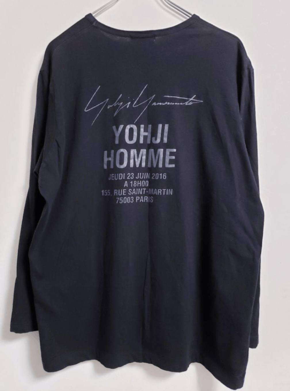 Yohji Yamamoto Yohji Yamamoto POUR HOMME Limited Long-Sleeved T-Shirt Size US L / EU 52-54 / 3 - 1 Thumbnail