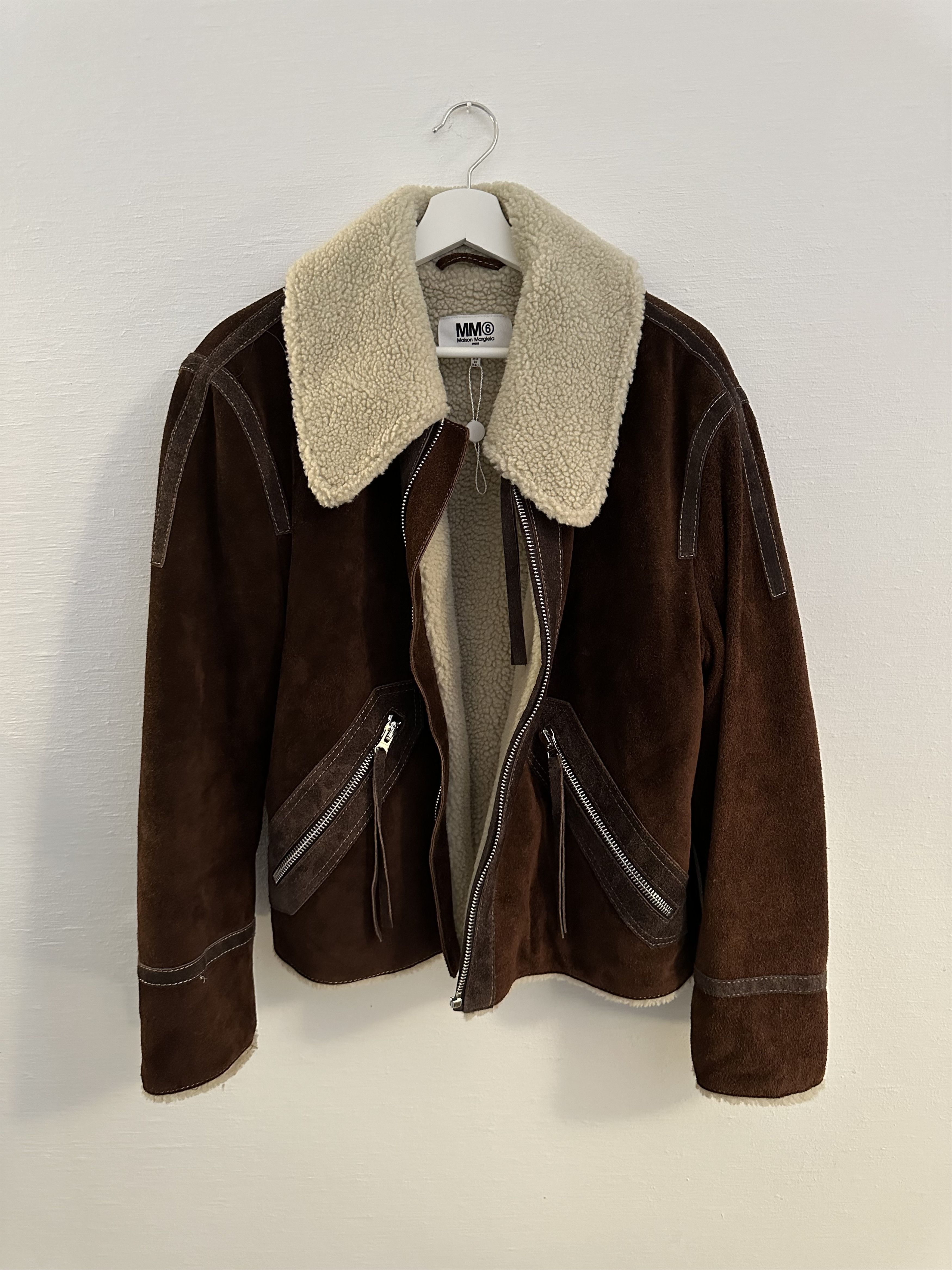 MM6 MM6 Leather Jacket, brown, IT 42 Size M / US 6-8 / IT 42-44 - 1 Thumbnail