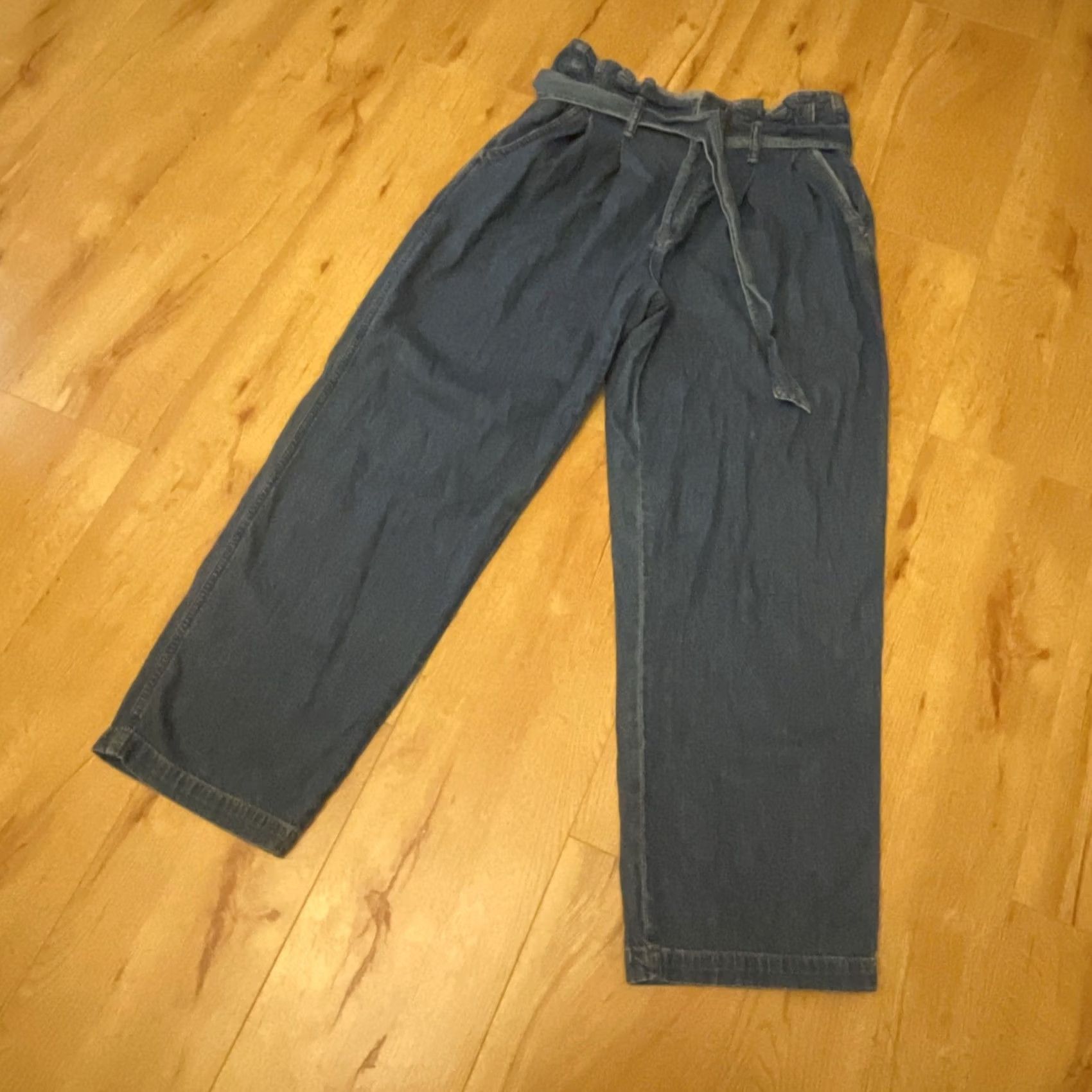 Polo Ralph Lauren Polo Ralph Lauren Jeans Womens 29 Pleated High Rise Paperbag Denim Baggy Blue 29R Womens Jeans Size 29" - 3 Thumbnail