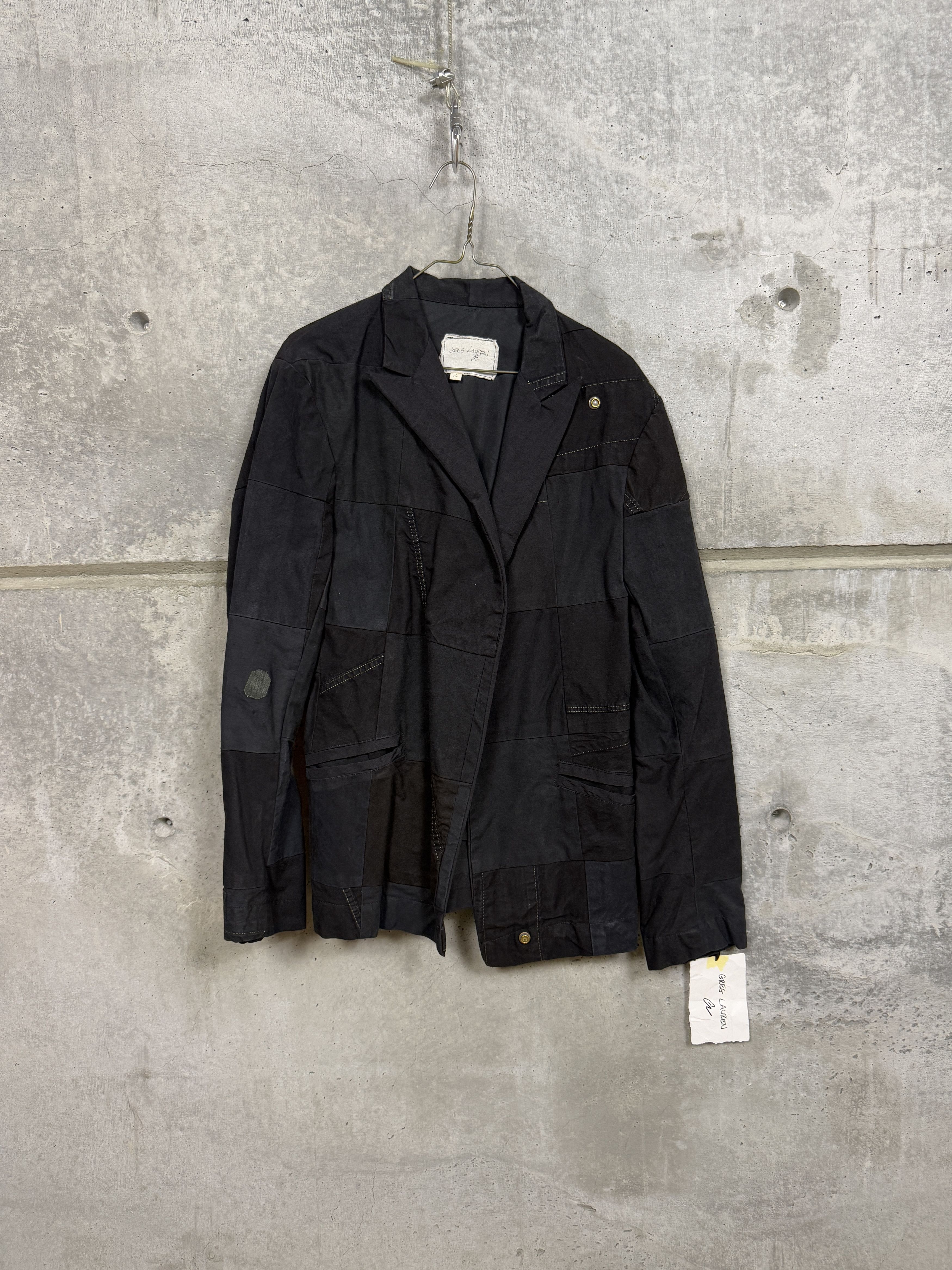 Greg Lauren Greg Lauren Workwear Tux Ollie Patchwork Blazer Size US M / EU 48-50 / 2 - 1 Thumbnail