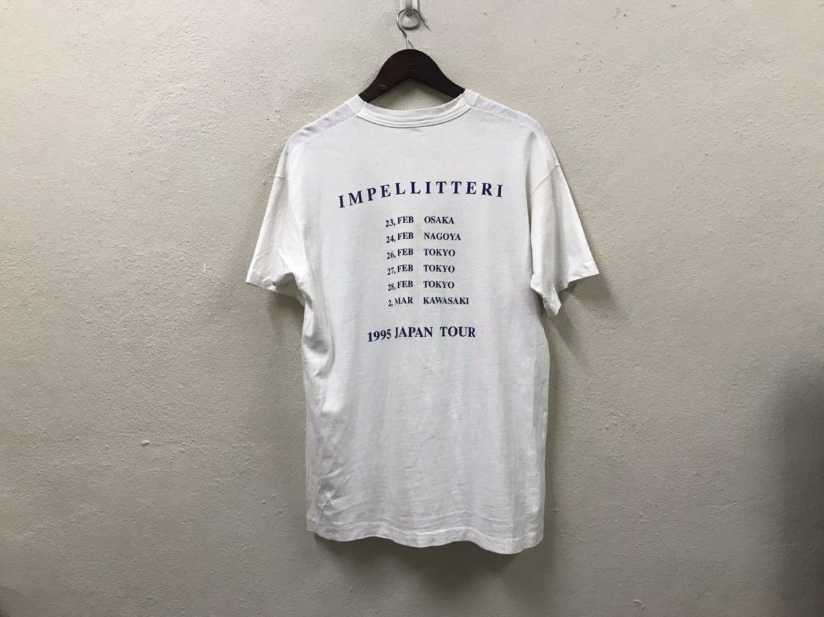 Band Tees × Vintage Vintage 1995 IMPELLITTERI Tour Japan Tshirt Size US L / EU 52-54 / 3 - 4 Thumbnail