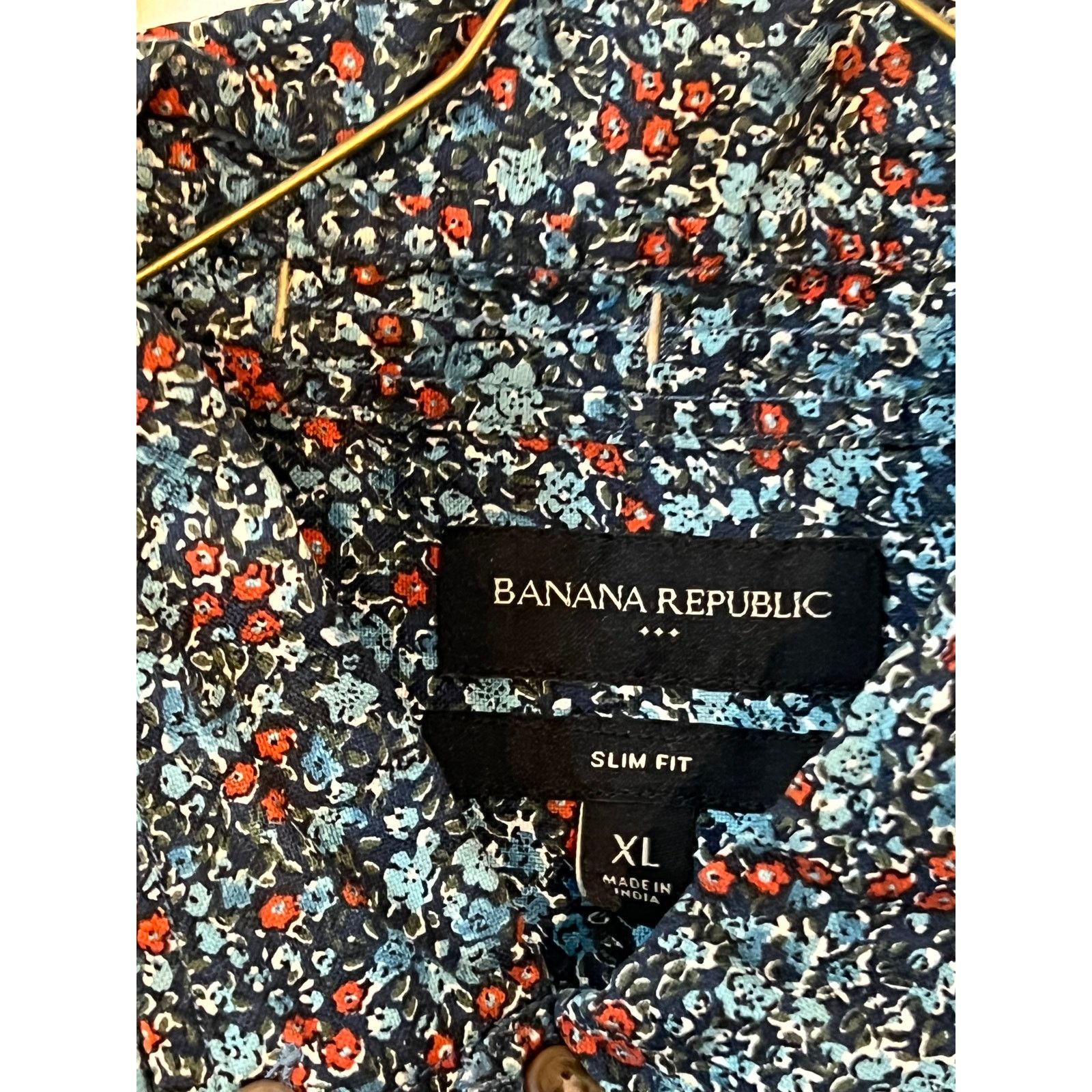 Banana Republic Banana Republic Short Sleeve Button Down Shirt Mens XL Size US XL / EU 56 / 4 - 3 Thumbnail