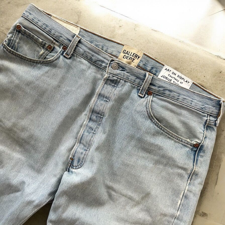Gallery Dept. Gallery Dept. Re-Worked Denim Size US 37 - 4 Thumbnail
