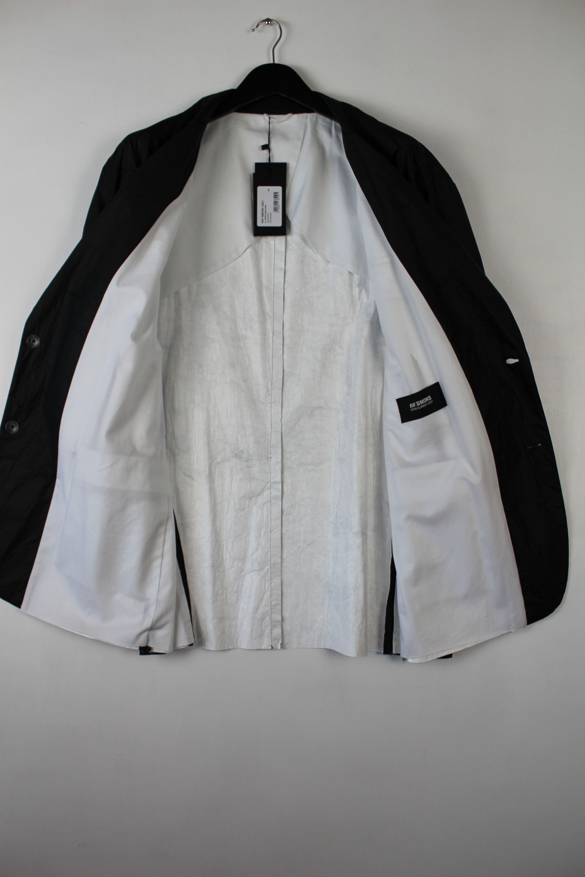 Raf Simons Raf Simons SS21 Black Technical Nylon Oversized Blazer EU44 Size US S / EU 44-46 / 1 - 6 Thumbnail