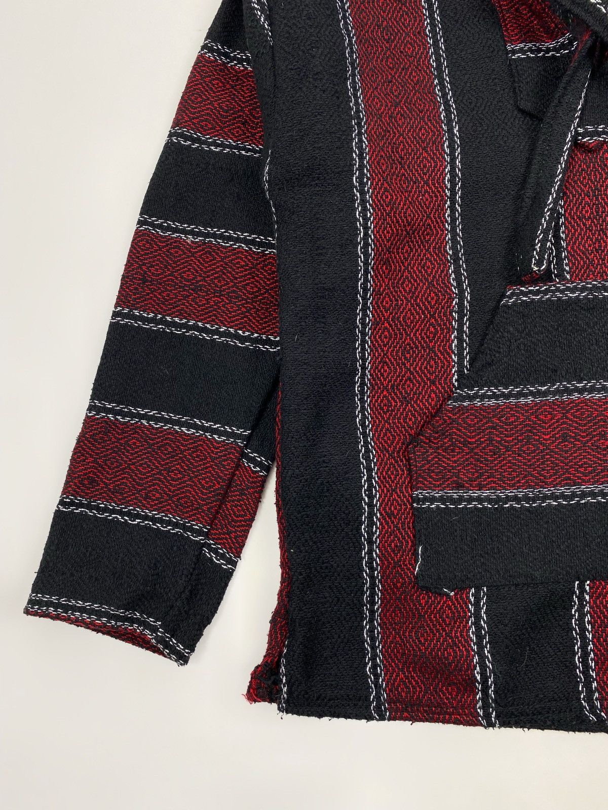 Vintage Y2K Vintage Molina Mexican Native Woven Stripped Baja Hoodie Size US M / EU 48-50 / 2 - 4 Thumbnail