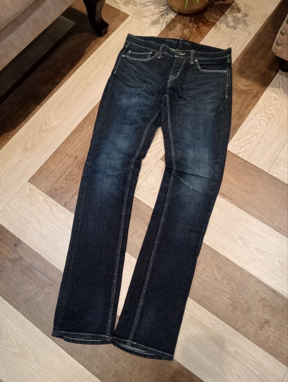 GOSTAR DE FUGA GOSTAR DE FUGA JAPAN BLUE WASHED DENIM PANTS Size US 31 - 2 Thumbnail