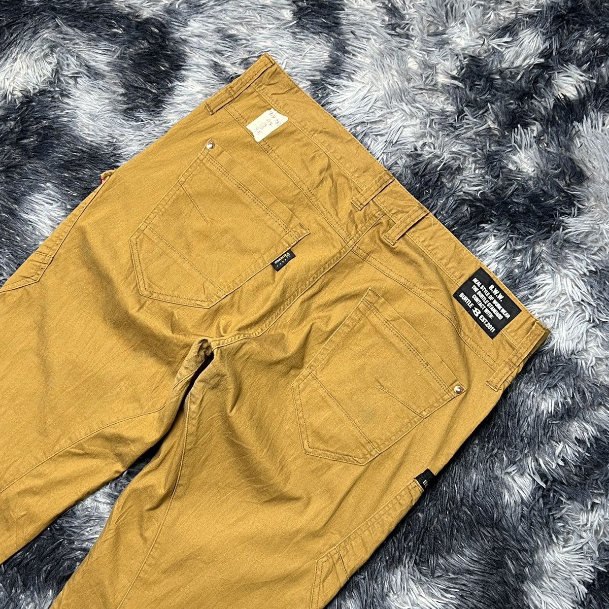 Japanese Brand Burtle Cordura Fabric Workwear Cargo Pants Size US 37 - 4 Thumbnail