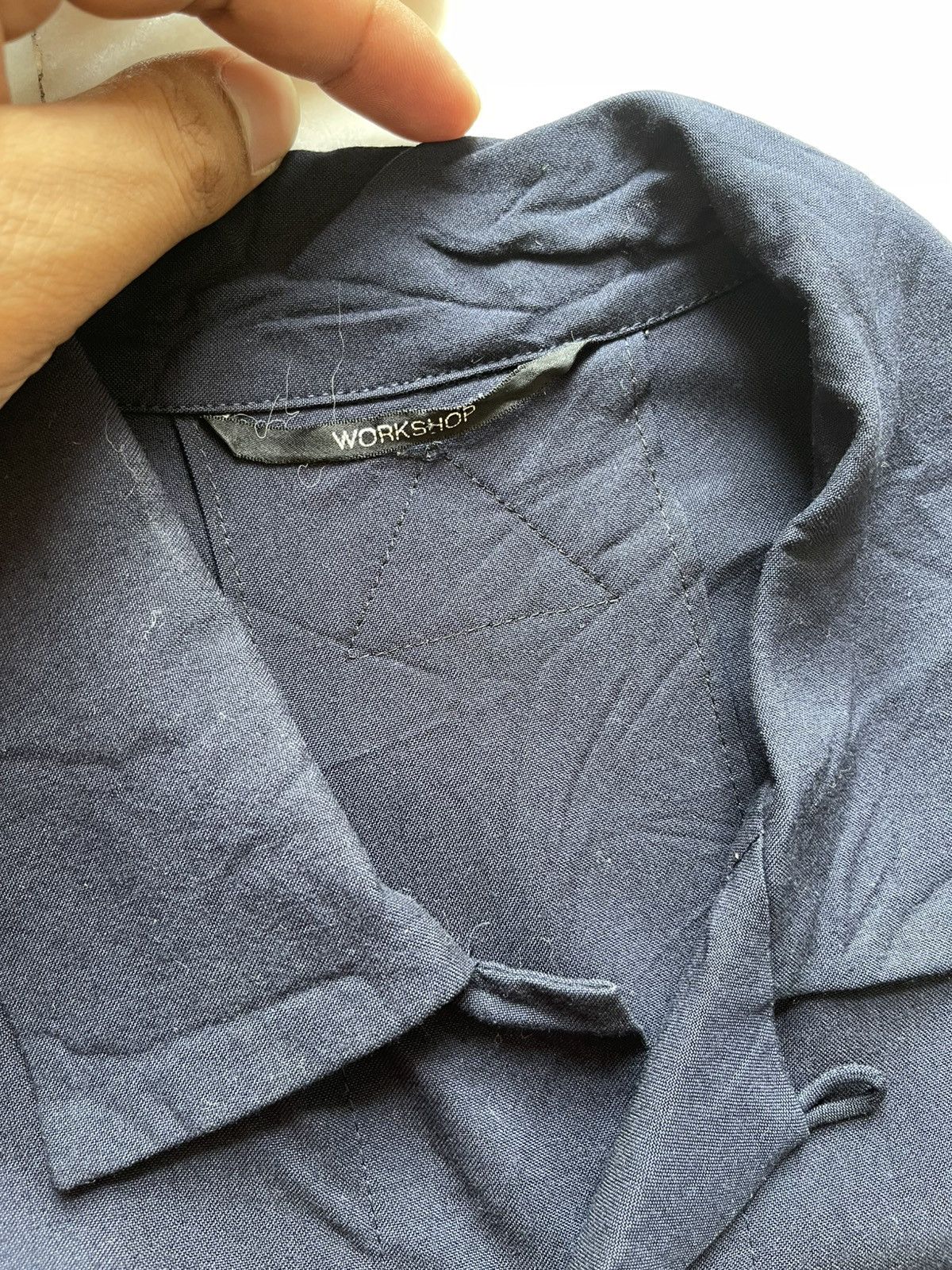 Yohji Yamamoto 90s WorkShop Yohji Yamamoto Rayon Dress A4 Size L / US 10 / IT 46 - 12 Thumbnail