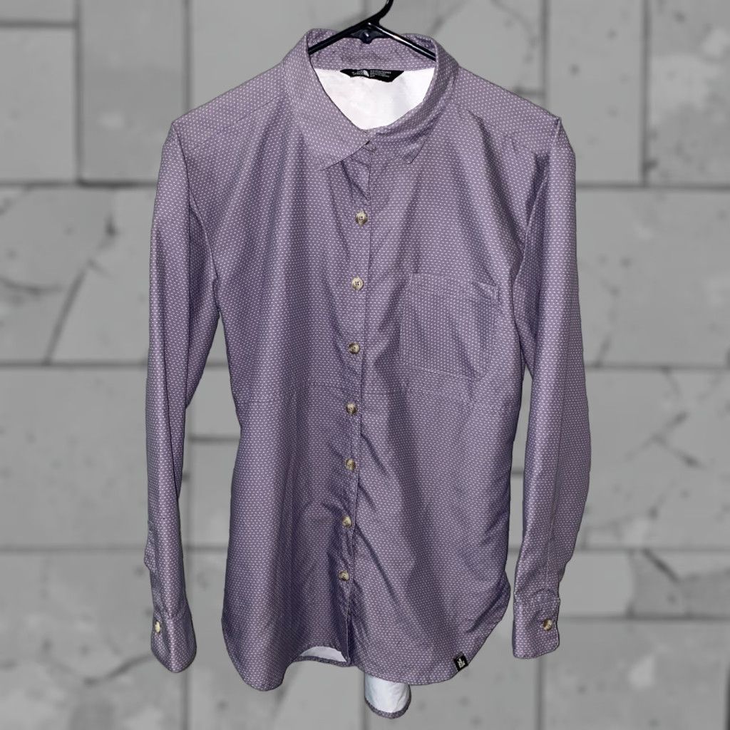 The North Face The North Face Shirt Womens Purple Long Sleeve Button Front S Regular Size S Size S / US 4 / IT 40 - 1 Thumbnail