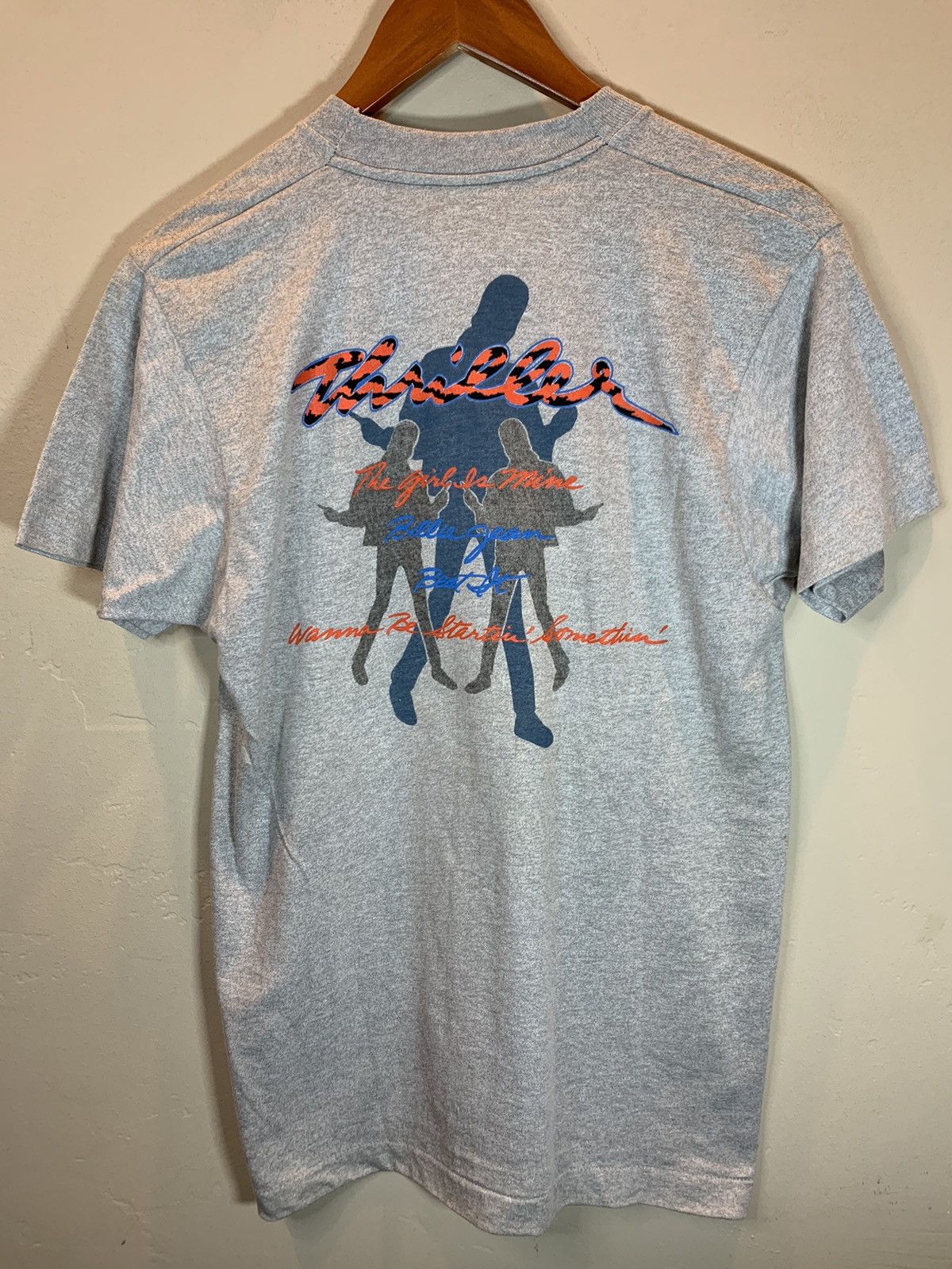 Band Tees × Michael Jackson × Vintage *RARE* Vintage 1983 Michael Jackson Thriller USA-Made Shirt Size US L / EU 52-54 / 3 - 2 Thumbnail