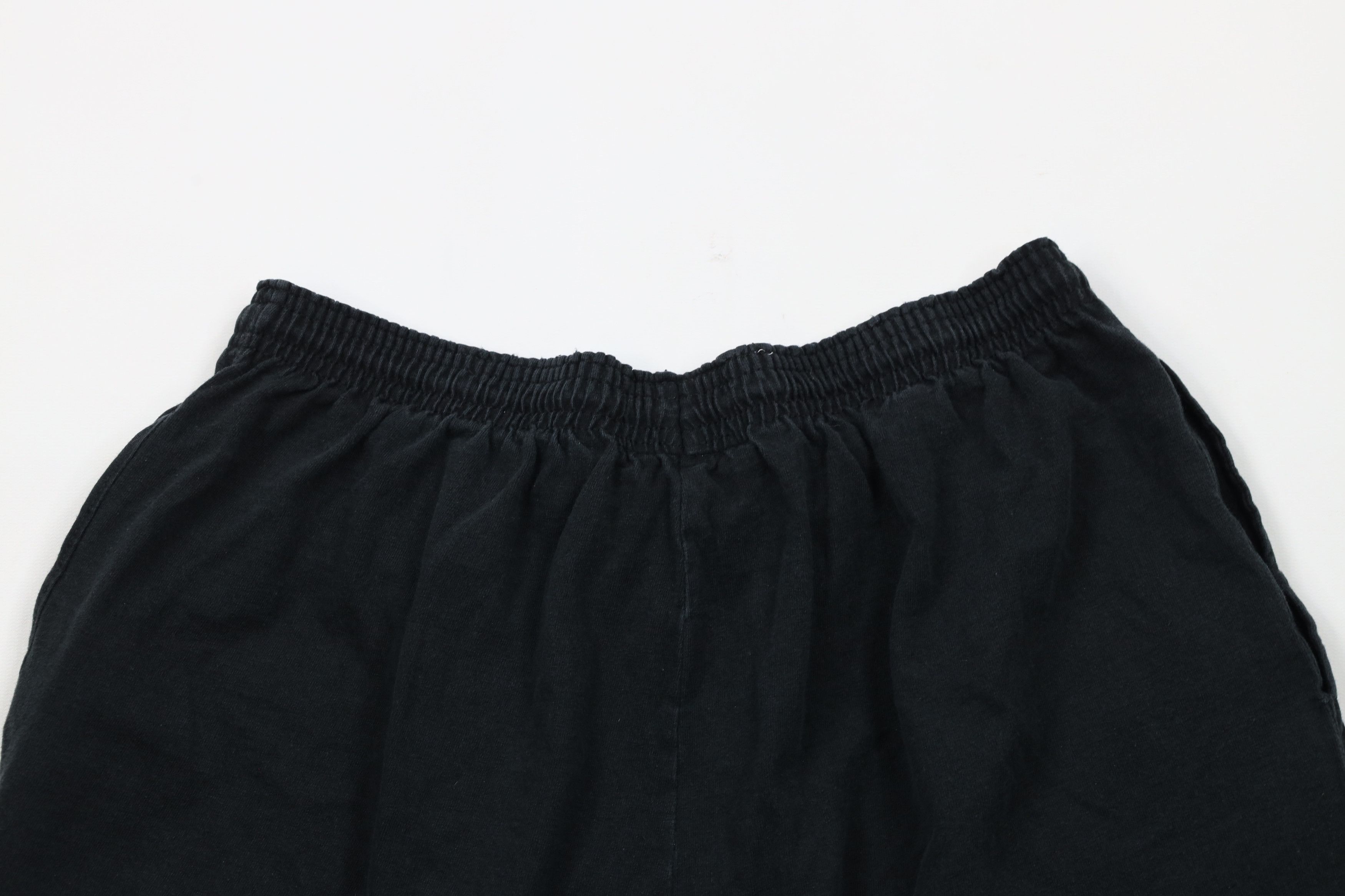 Champion × Vintage Vintage Champion Classic Logo Above Knee Shorts Black Cotton Size US 34 / EU 50 - 9 Thumbnail