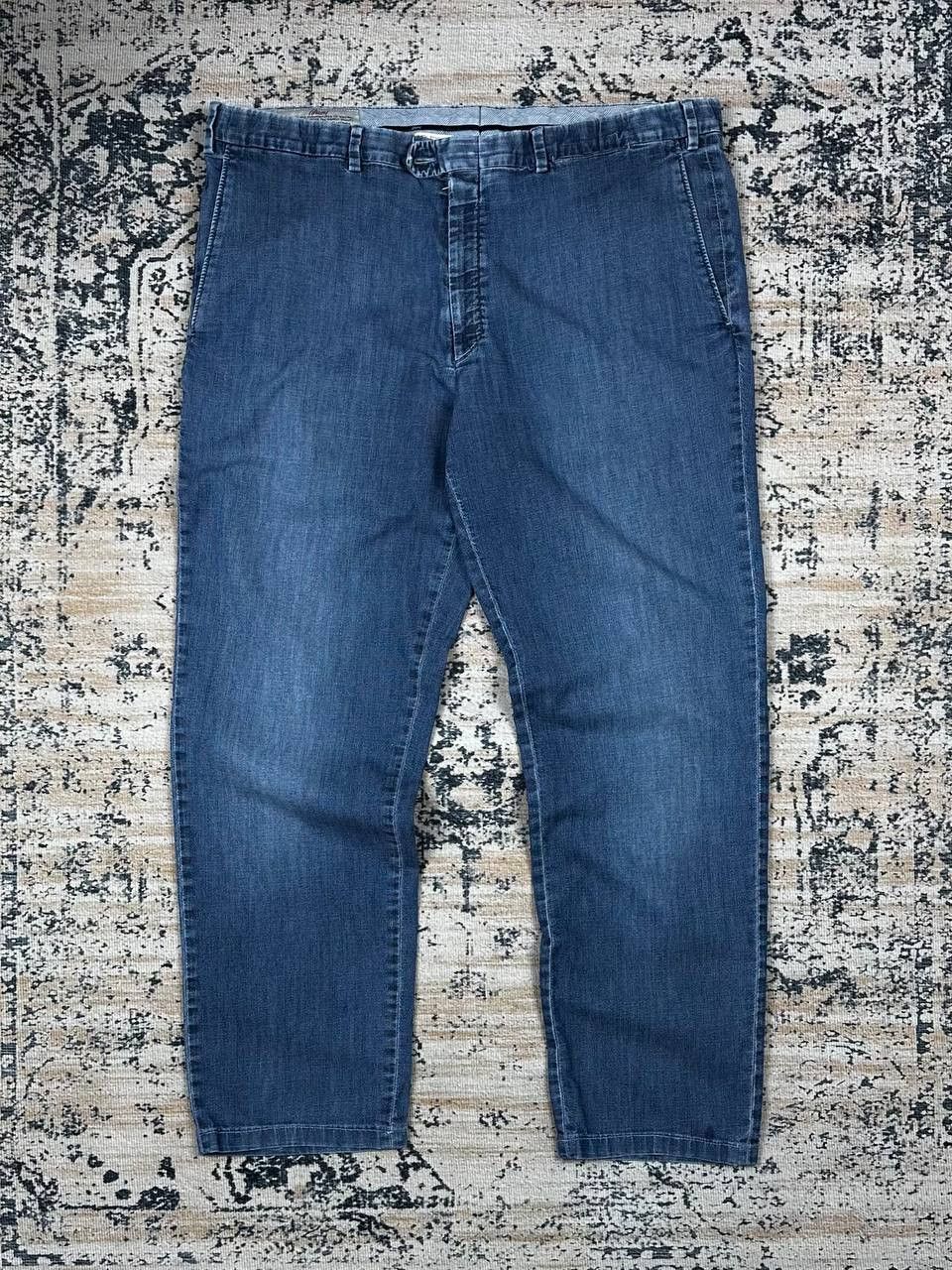 Brioni Brioni Luxury Blue Wide Cotton Casual Denim Pants Size US 38 / EU 54 - 1 Thumbnail