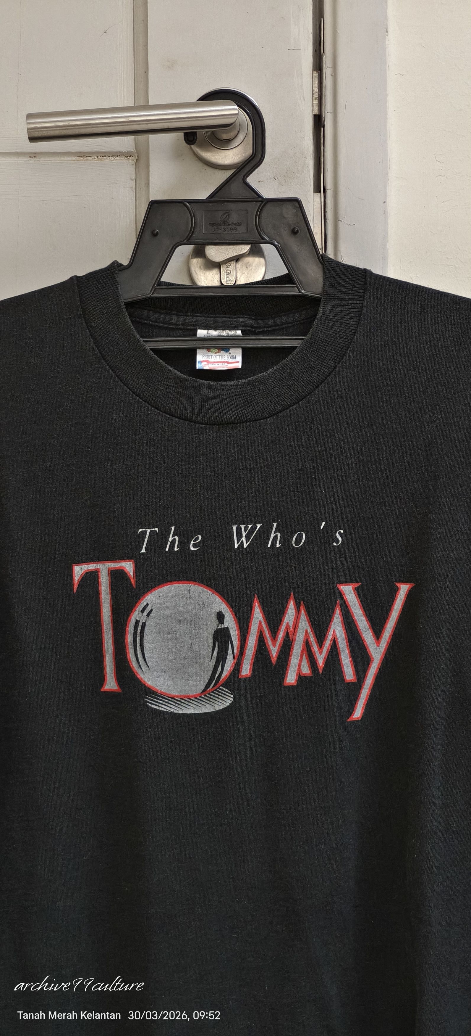 Band Tees Vintage 1992 The Who’s Tommy Musical La Jolla playhouse tee Size US L / EU 52-54 / 3 - 10 Thumbnail