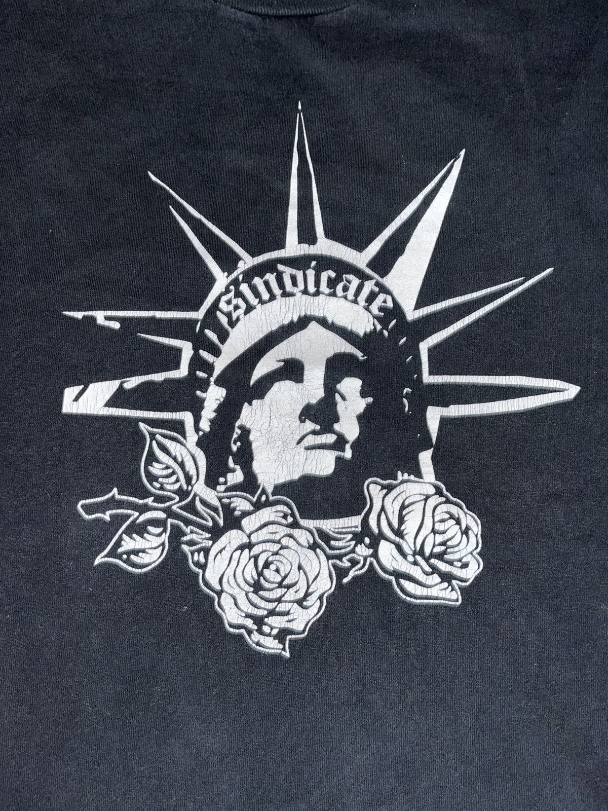 Unsound Rags Crazy Y2K Faded Thrashed Skater ERD Emo Goth Grunge NYC Tee Size US L / EU 52-54 / 3 - 2 Thumbnail