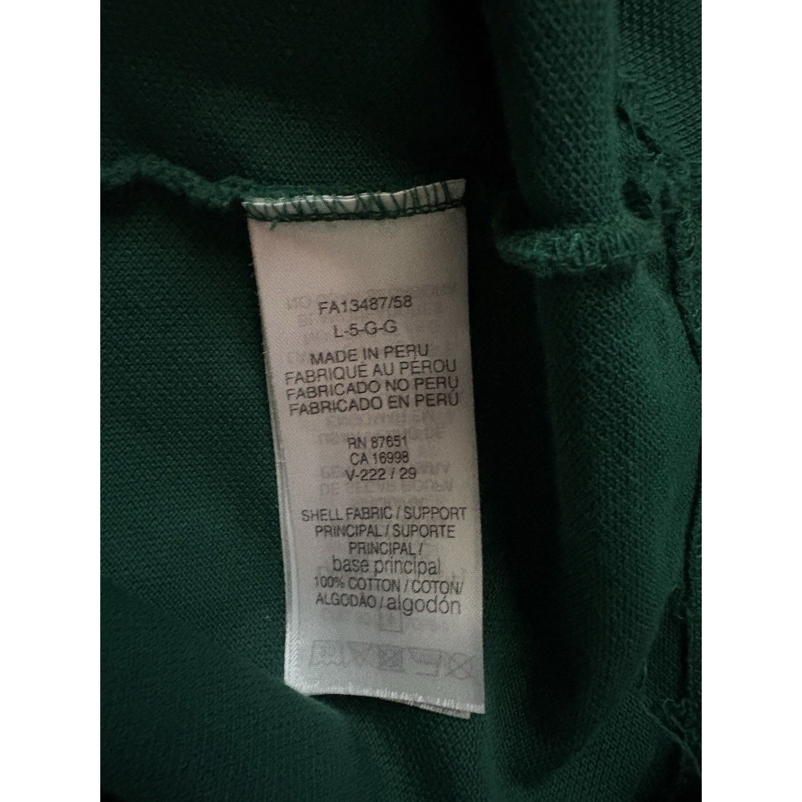 Lacoste Men’s Organic Cotton Polo Shirt Men Lacoste Polos L(FR5) Size US L / EU 52-54 / 3 - 6 Thumbnail
