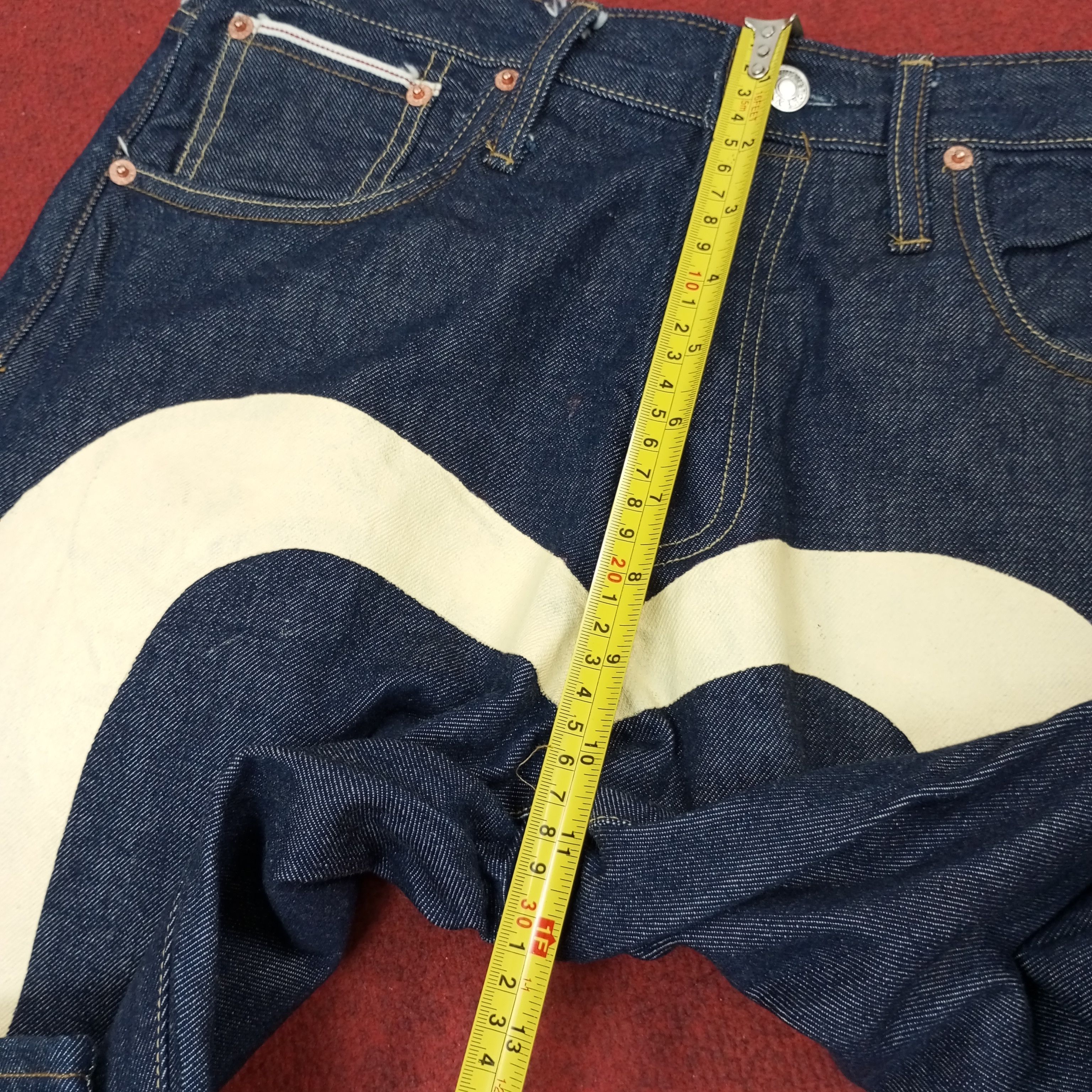 Japanese Brand × Vintage Evisu Japanese Brand Custom Daicock Jeans c217n11 Size US 32 / EU 48 - 8 Thumbnail