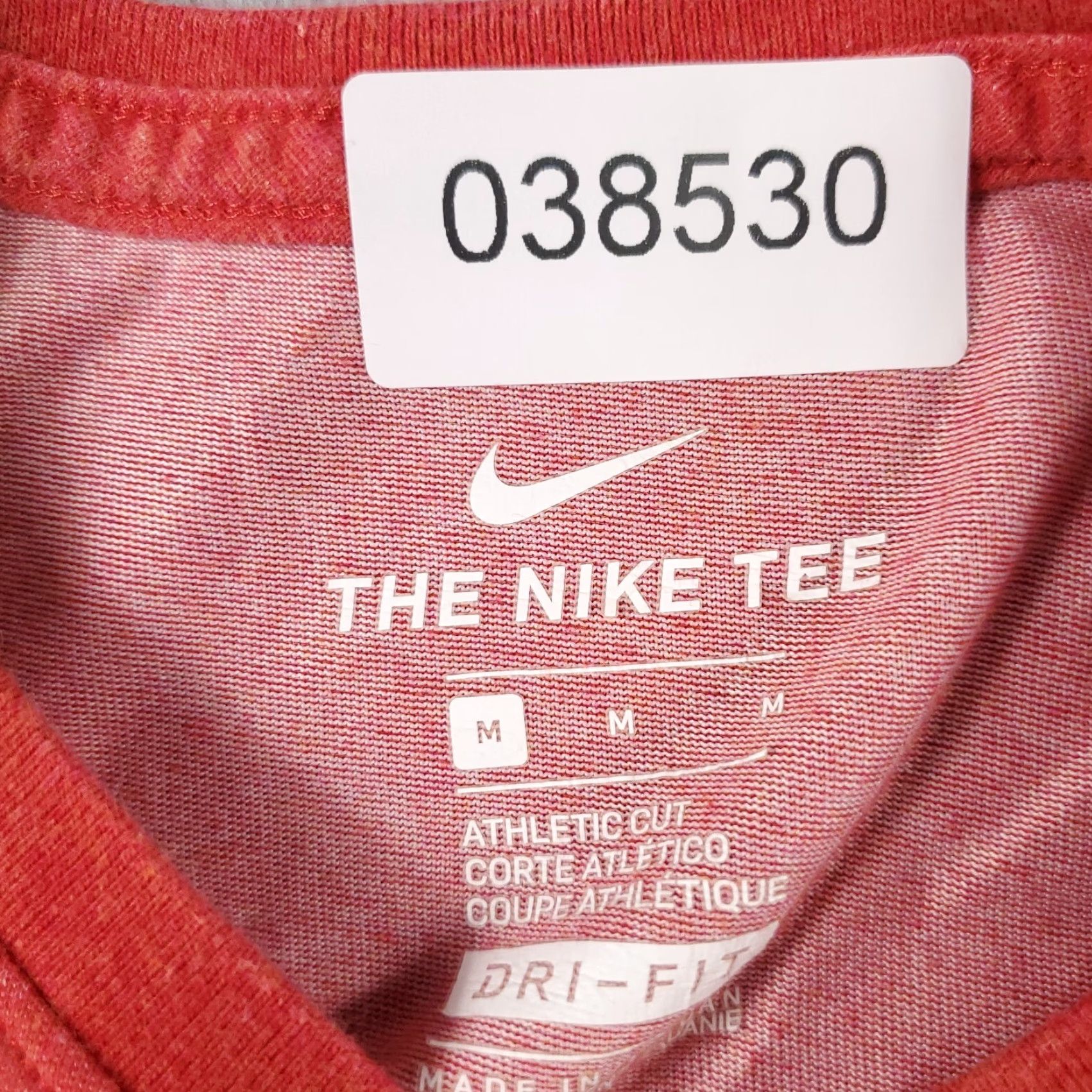 Nike Nike T Shirt Mens Size Medium Red Swoosh Casual Short Sleeve Adult Size US M / EU 48-50 / 2 - 7 Thumbnail