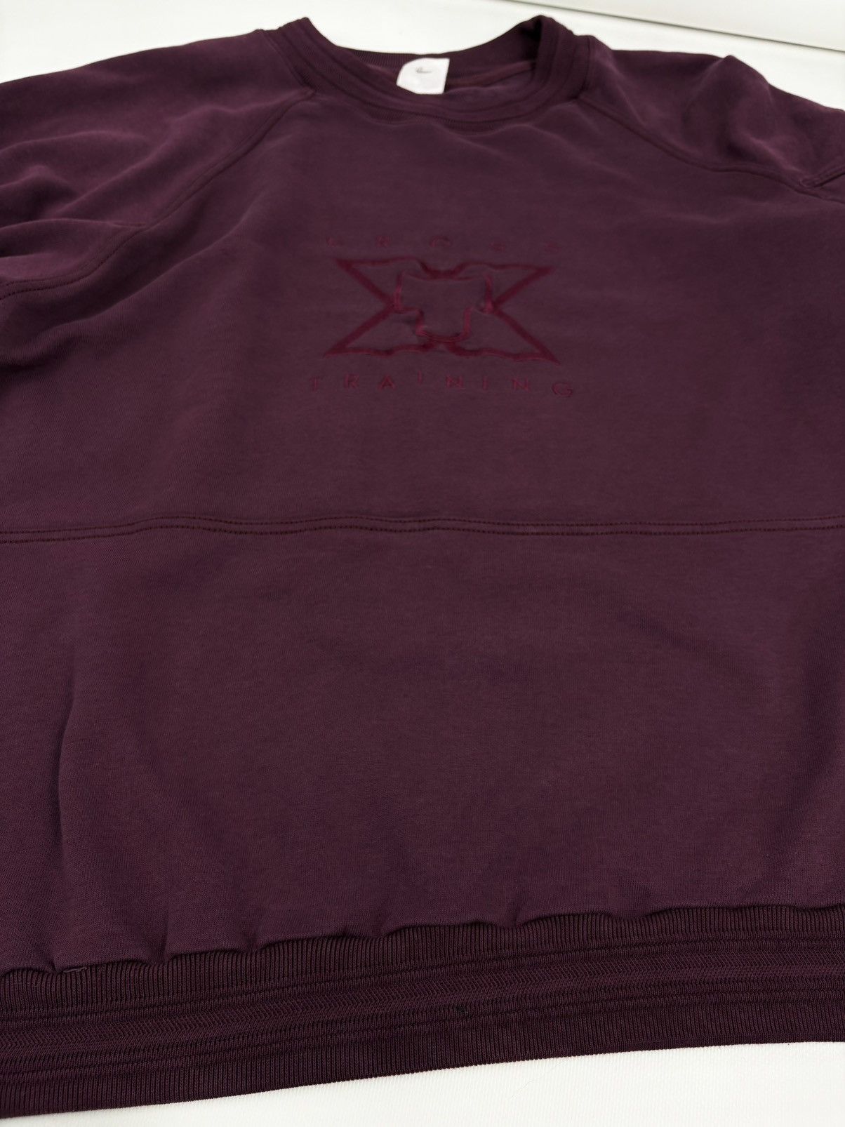 Nike Rare 80’s Cross Training Swoosh Embroidered Logo Crew Neck Jumper Pullover Sweatshirt Size US L / EU 52-54 / 3 - 22 Thumbnail
