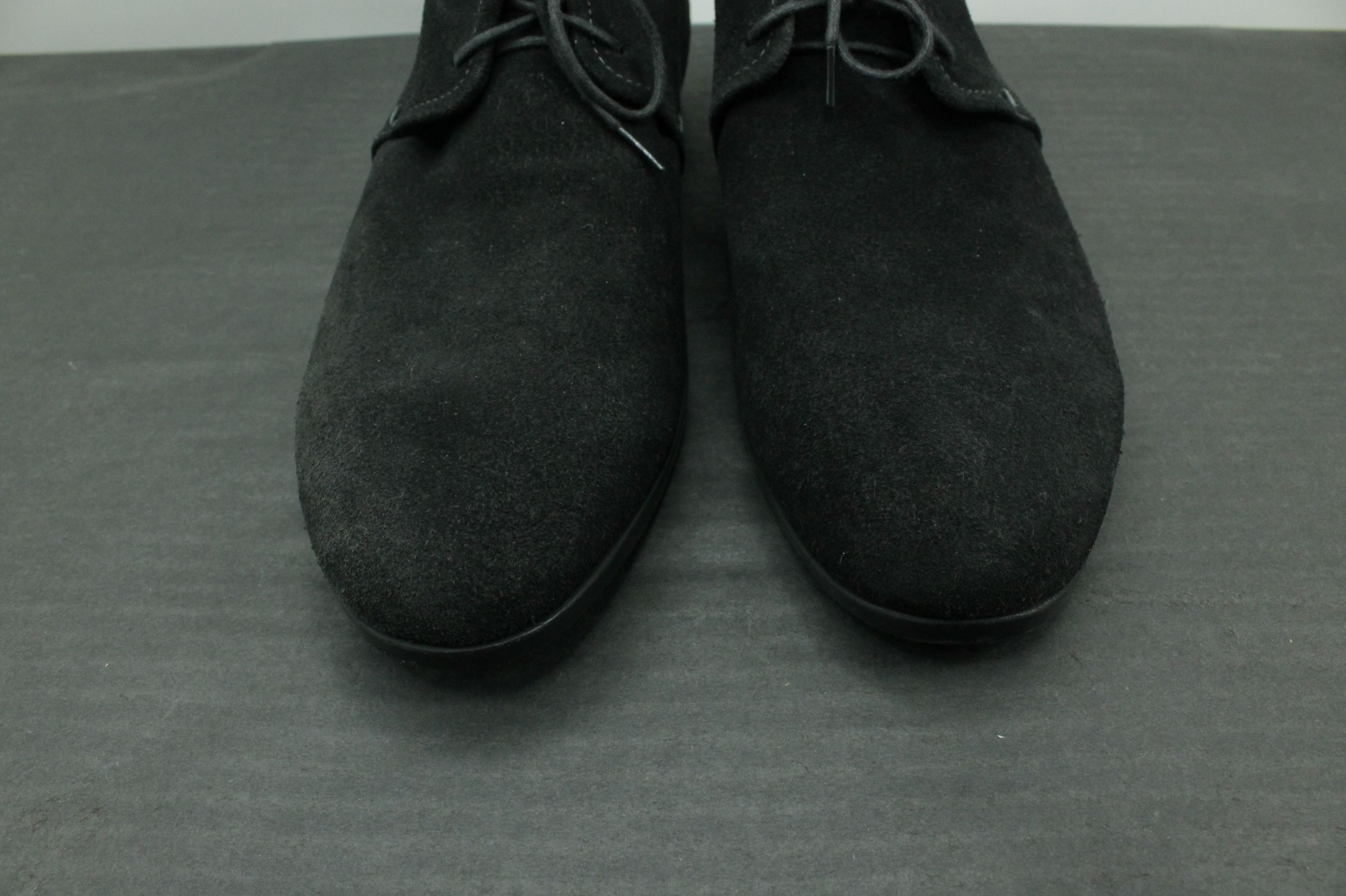 Designer × Hugo Boss Hugo Boss Black Suede Leather Casual Shoes Size US 10 / EU 43 - 3 Thumbnail