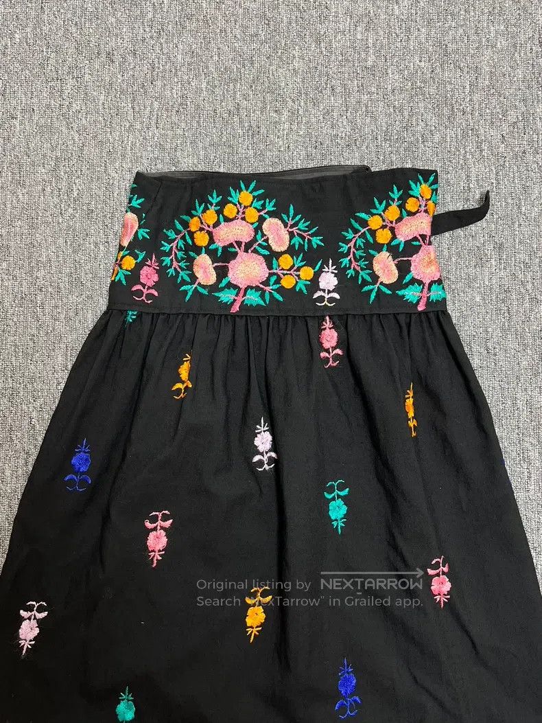 Comme des Garcons Comme Des Garcons size S Floral Midi Skirt Size 23" - 2 Thumbnail
