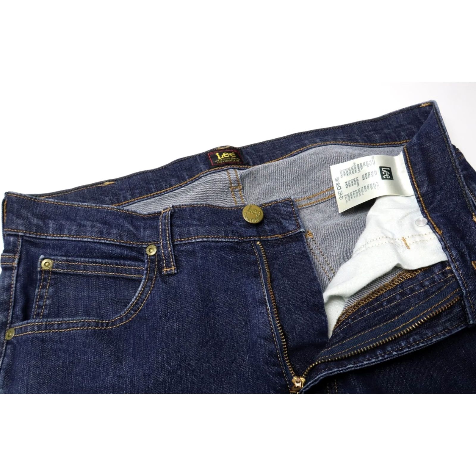 Lee LEE Luke Jeans Men's Slim Blue W32/L34 Zip Fly Stretch Funked 90s? Size US 32 / EU 48 - 4 Thumbnail