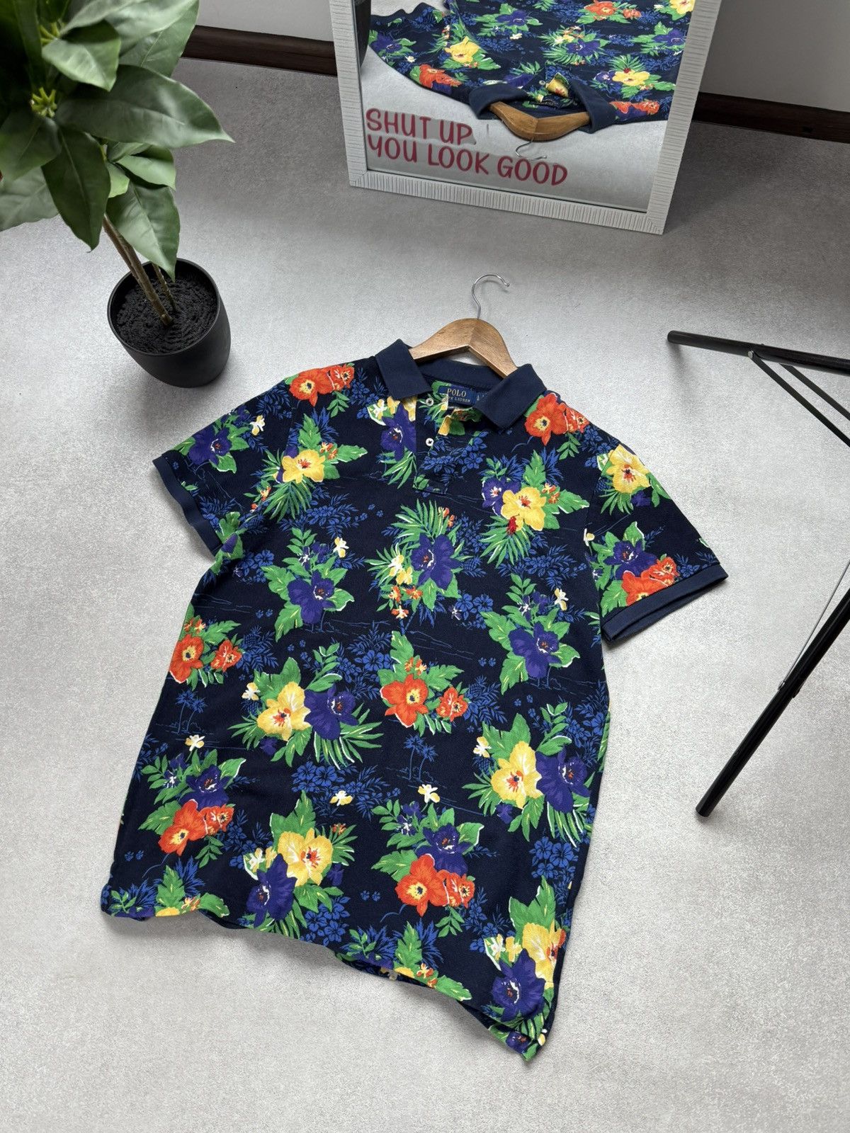Polo Ralph Lauren Polo Ralph Lauren Hawaiian Polo Shirt Men's Aloha Floral Size US L / EU 52-54 / 3 - 4 Thumbnail