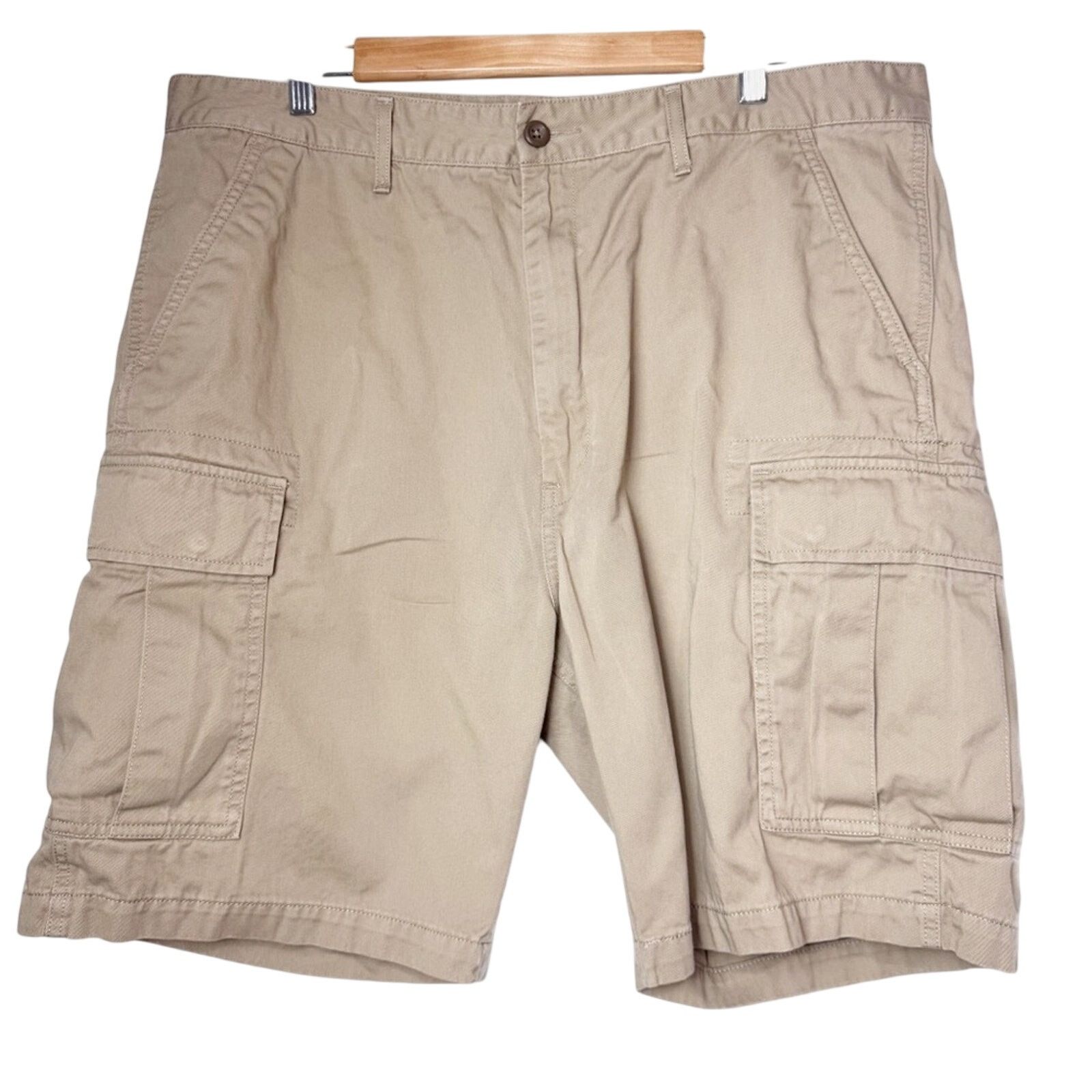 Levi's Levi’s Tan Cotton Front Pocket Cargo Shorts Men’s Size 40 Size US 40 / EU 56 - 1 Thumbnail