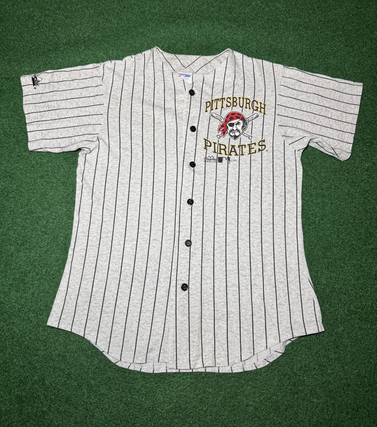 Majestic Vintage 90s Pittsburgh Pirates M Pinstripes Baseball Jersey Size US M / EU 48-50 / 2 - 1 Thumbnail